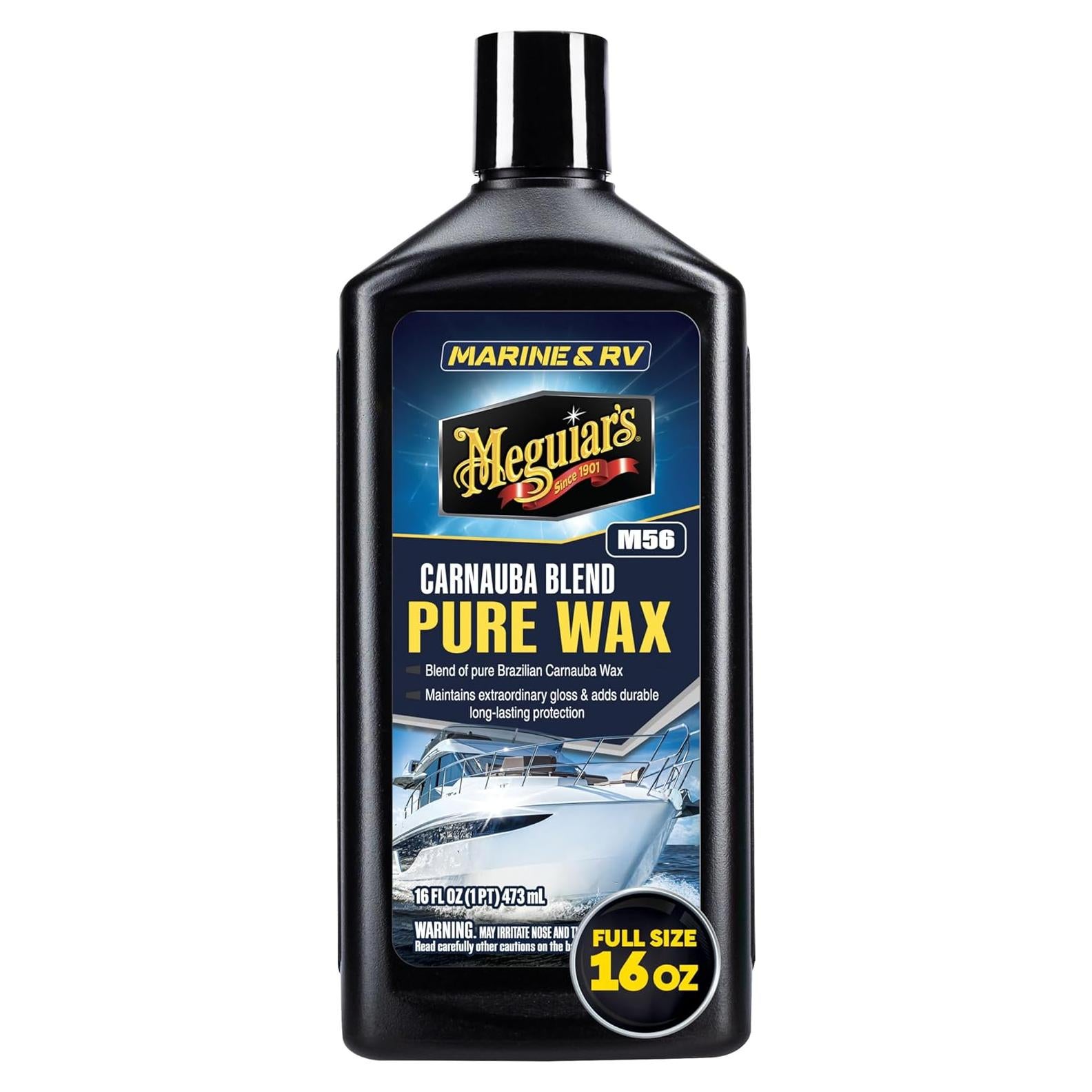Cera Carnauba Pura Meguiar's M5616 para Marina/RV 0.47L