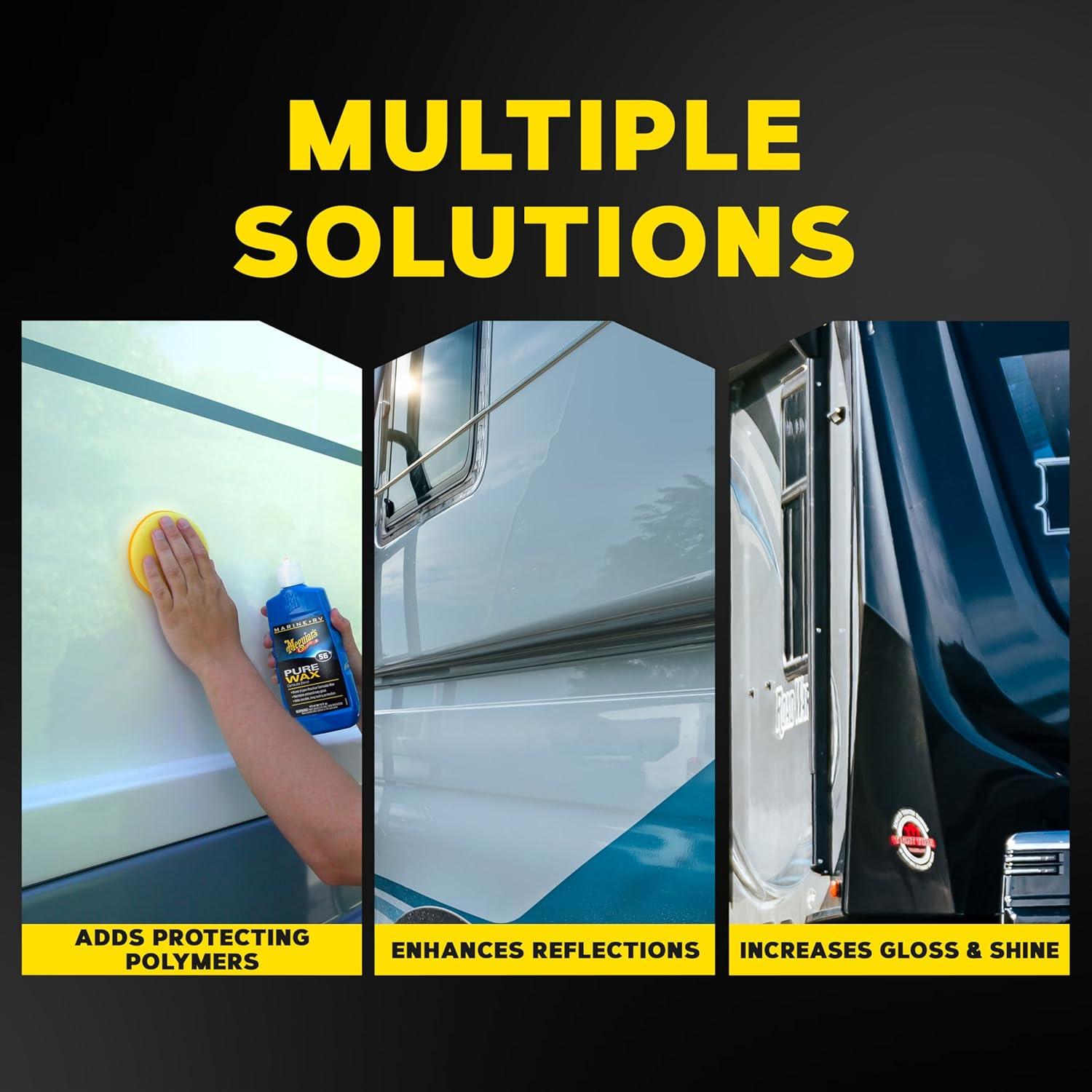 Cera Carnauba Pura Meguiar's M5616 para Marina/RV 0.47L