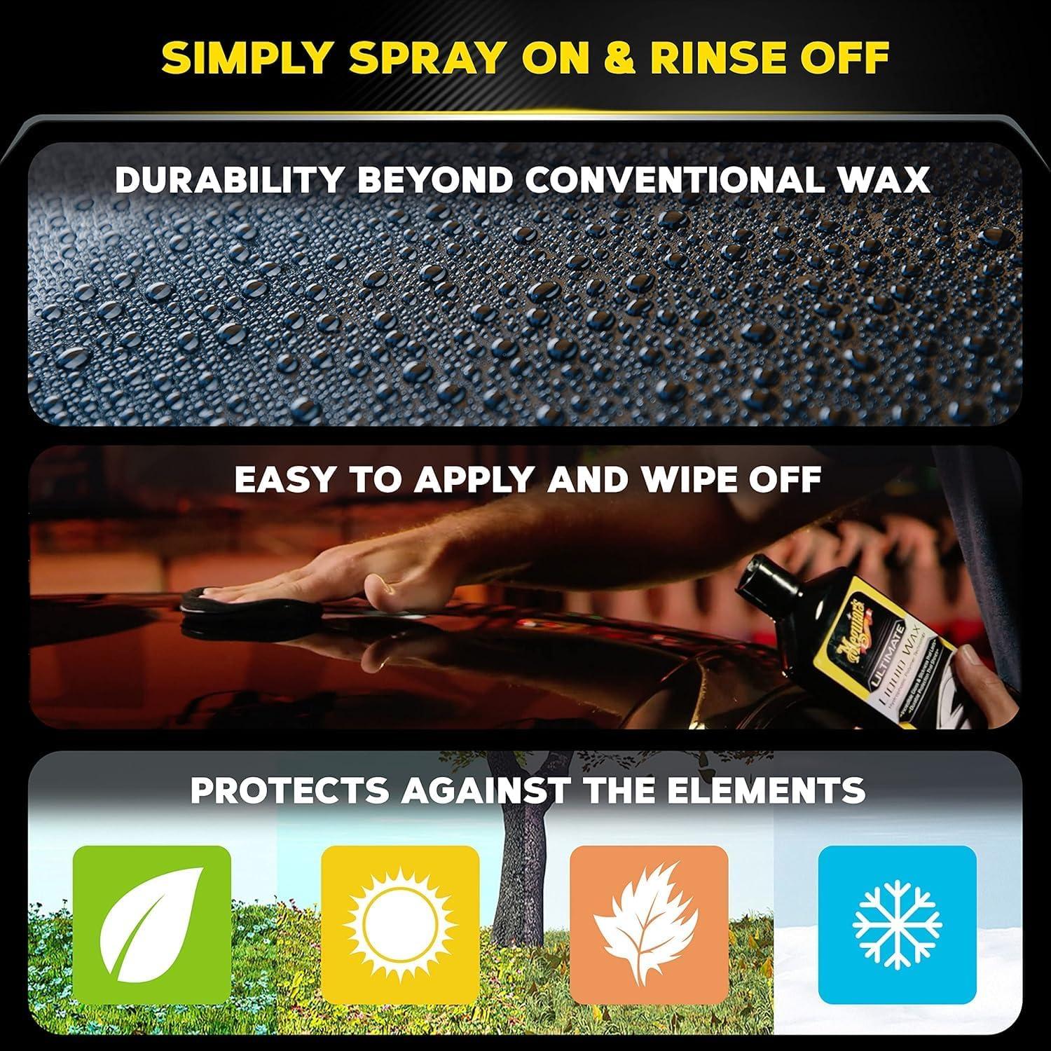 Cera Líquida Ultimate Meguiar's 473ml - Brillo y Protección