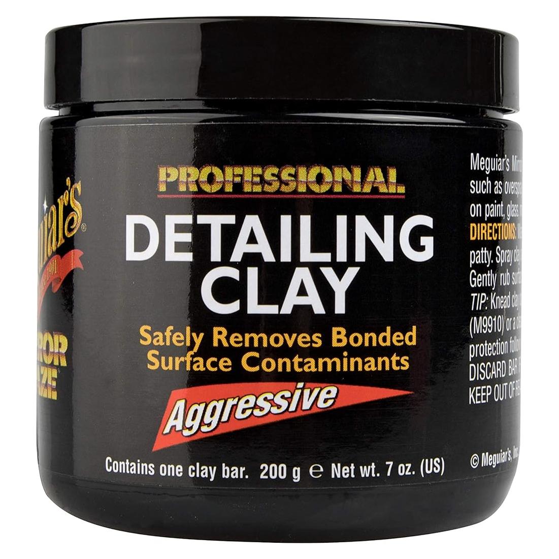 Barra de Arcilla Profesional Meguiar's C2100 - 200g para Detailing