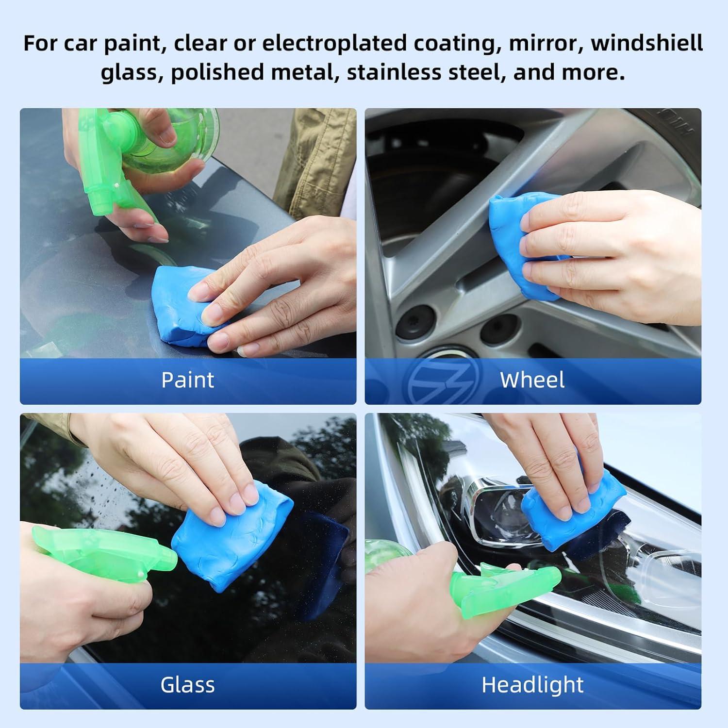 IPELY Barra de Arcilla para Detallado de Autos 4x100g