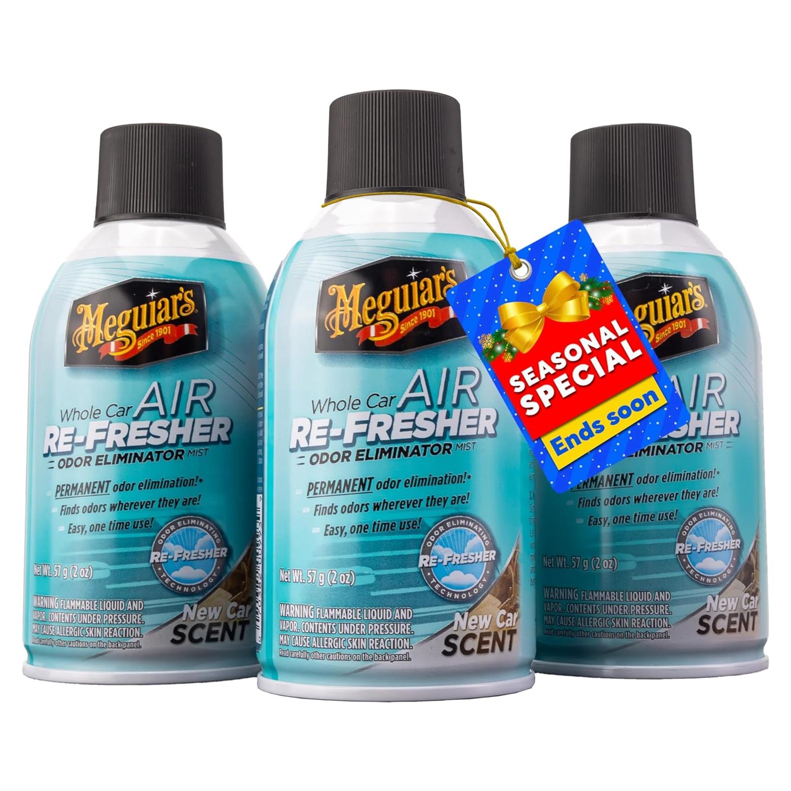 Refrescador de Aire Meguiar's 3x2 Fl Oz Aroma a Auto Nuevo