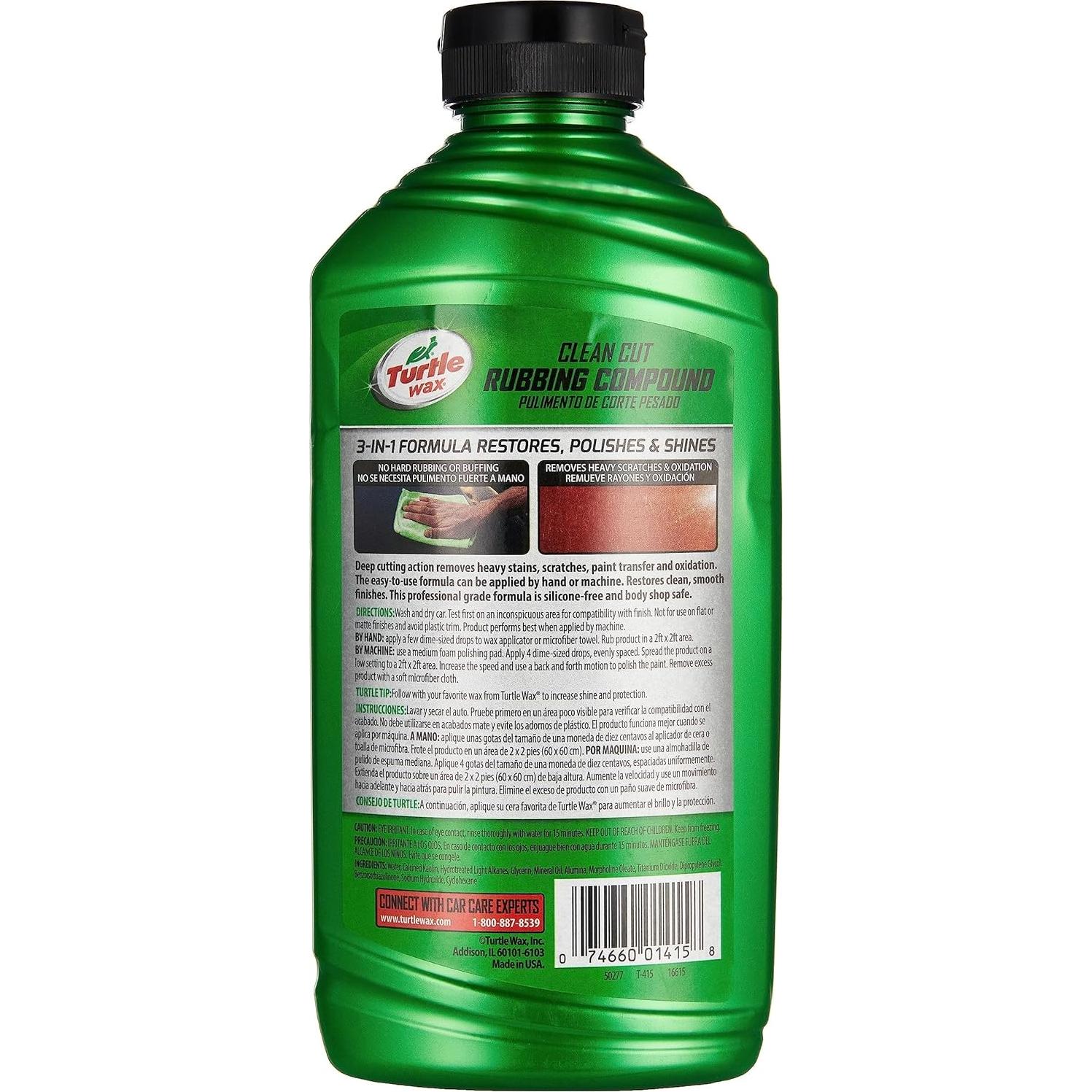 Compuesto de Pulido Turtle Wax T-415 - 532 ml - Grano Medio