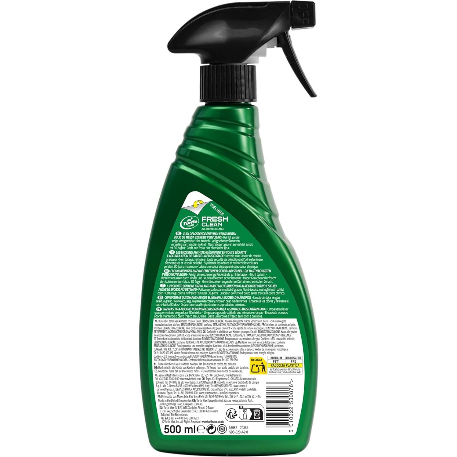 Limpiador Interior Todo Superficie Turtle Wax 500ml