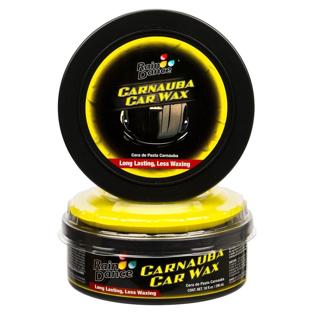 Cera para Automóviles Rain Dance Carnauba 295ml - Brillo Duradero