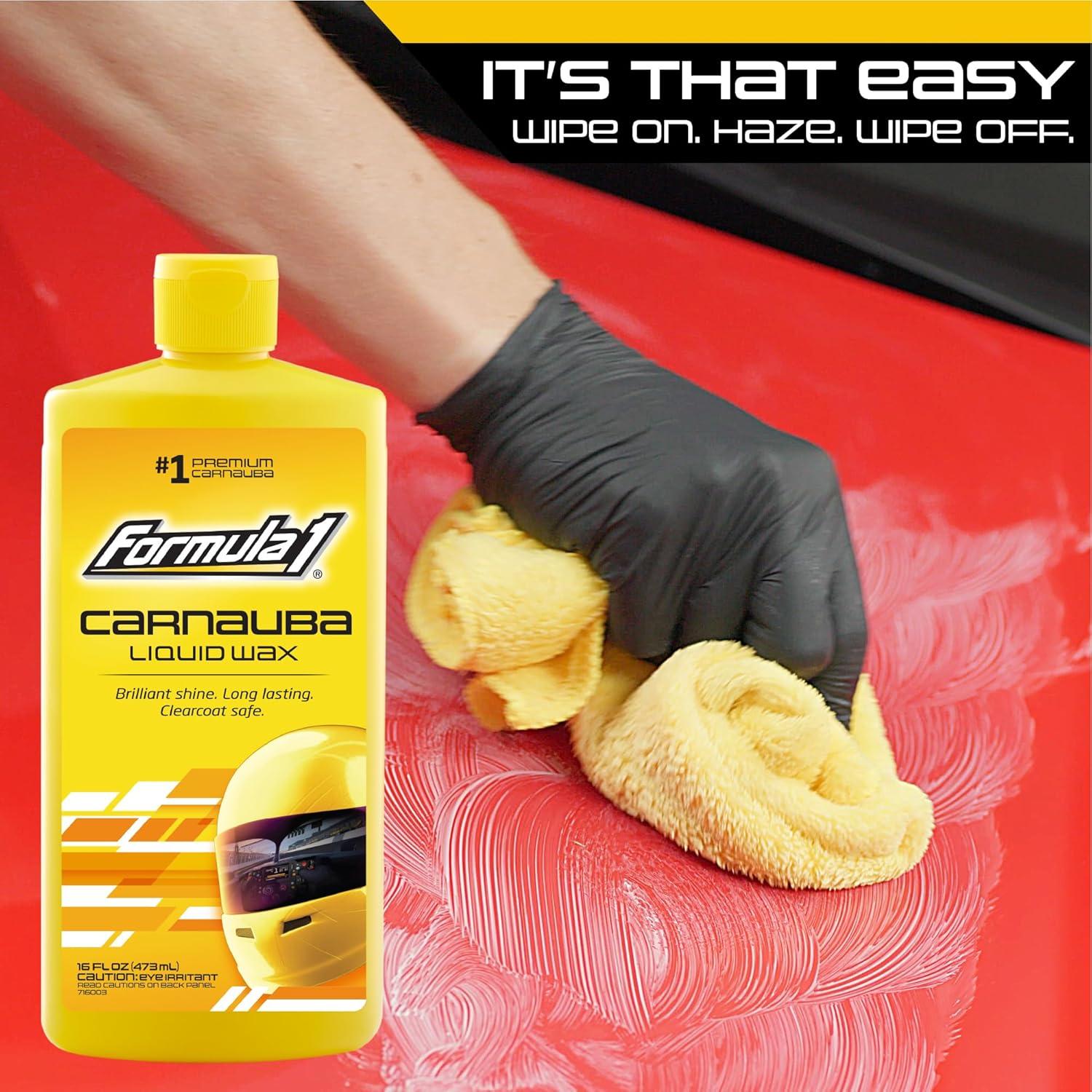 Cera Líquida de Carnauba Formula 1 453.6 g - Brillo Alto y Protección