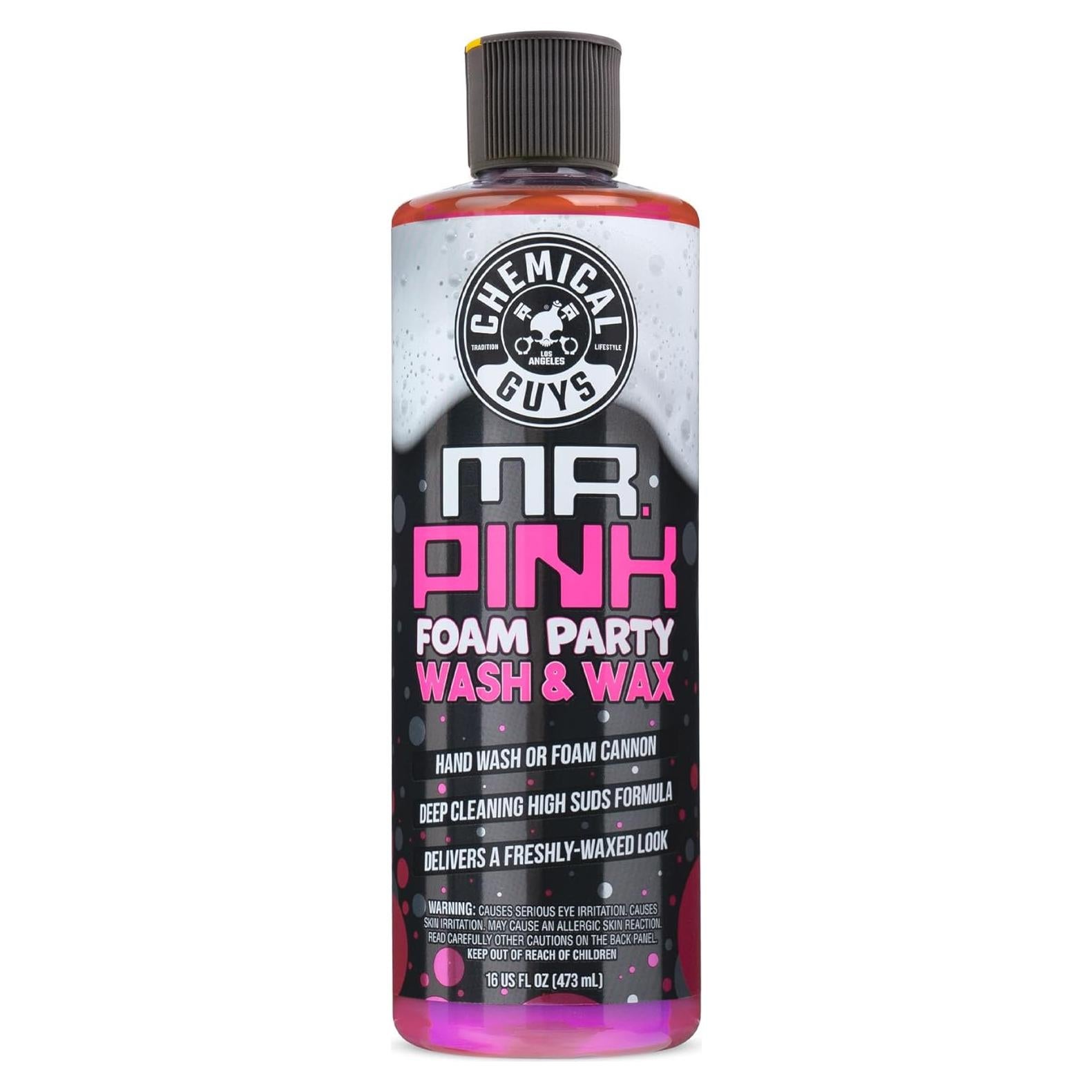Jabón de Lavado y Cera Chemical Guys Mr. Pink 473 ml