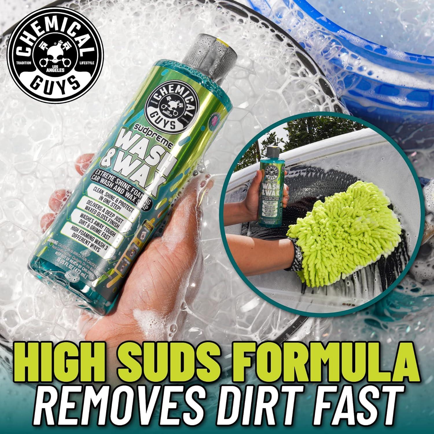 Jabón para Autos Chemical Guys Sudpreme 2 x 473 ml - Alta Espuma y Cera