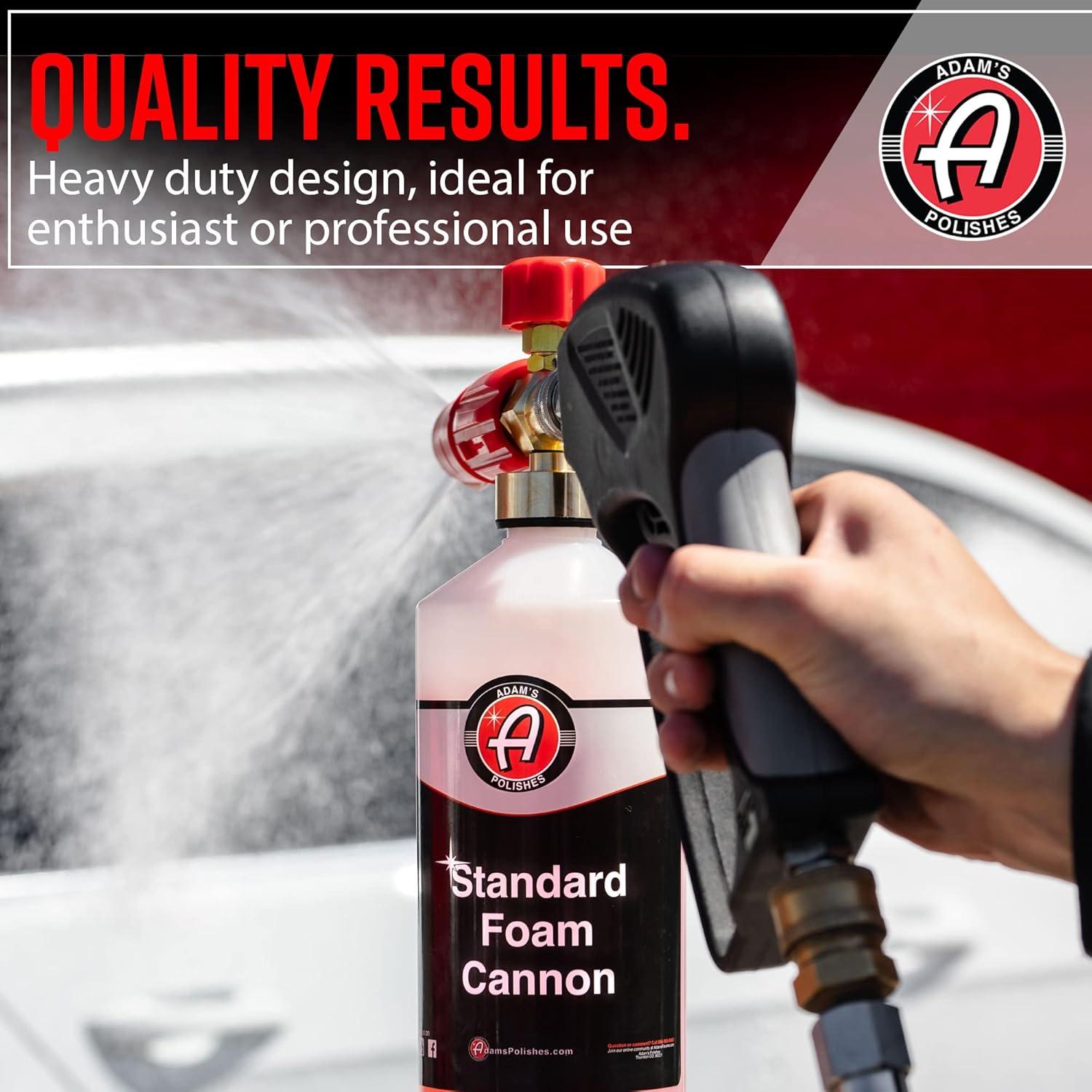 Cannon de Espuma Adam's Polishes 1L - Pulverizador para Lavado de Autos