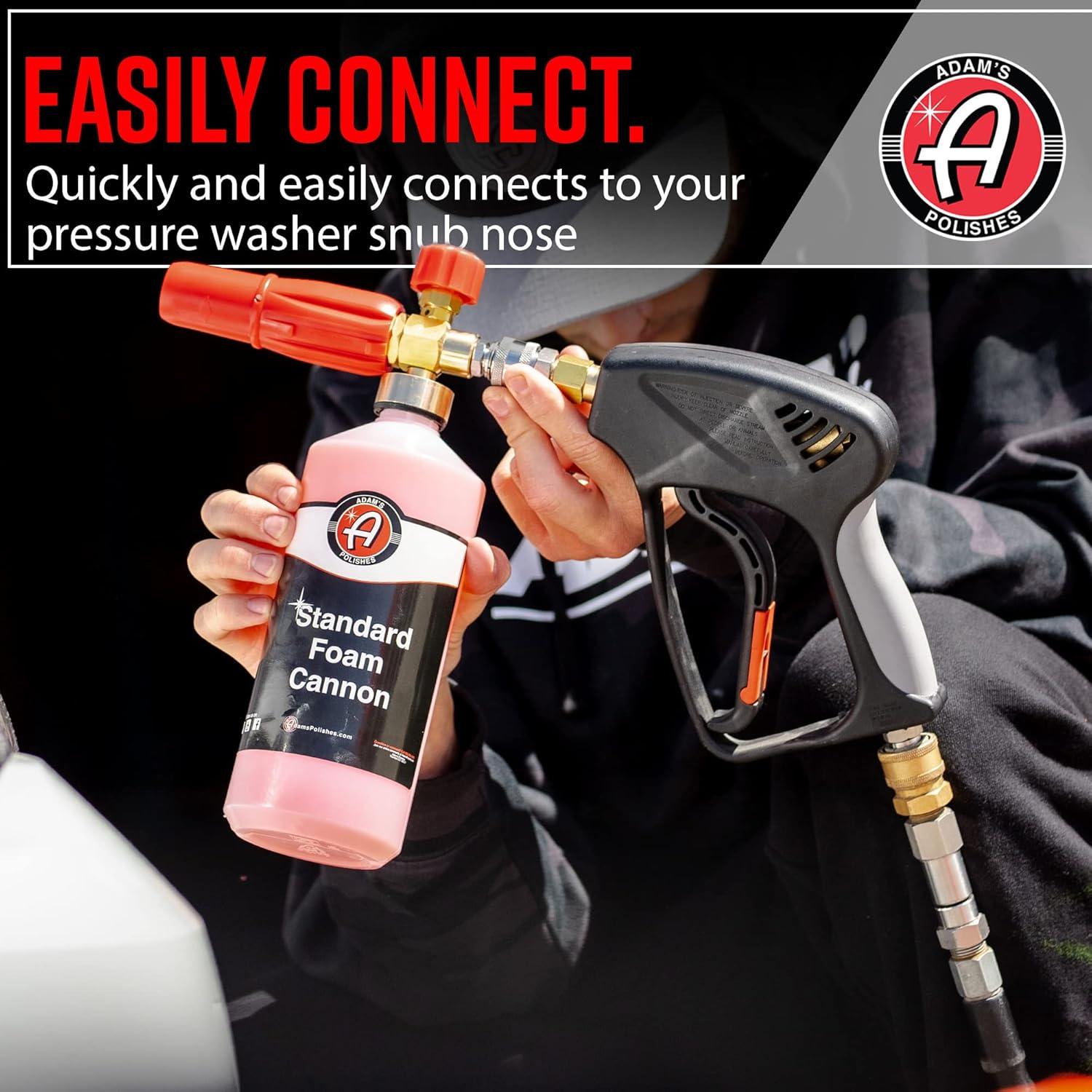 Cannon de Espuma Adam's Polishes 1L - Pulverizador para Lavado de Autos