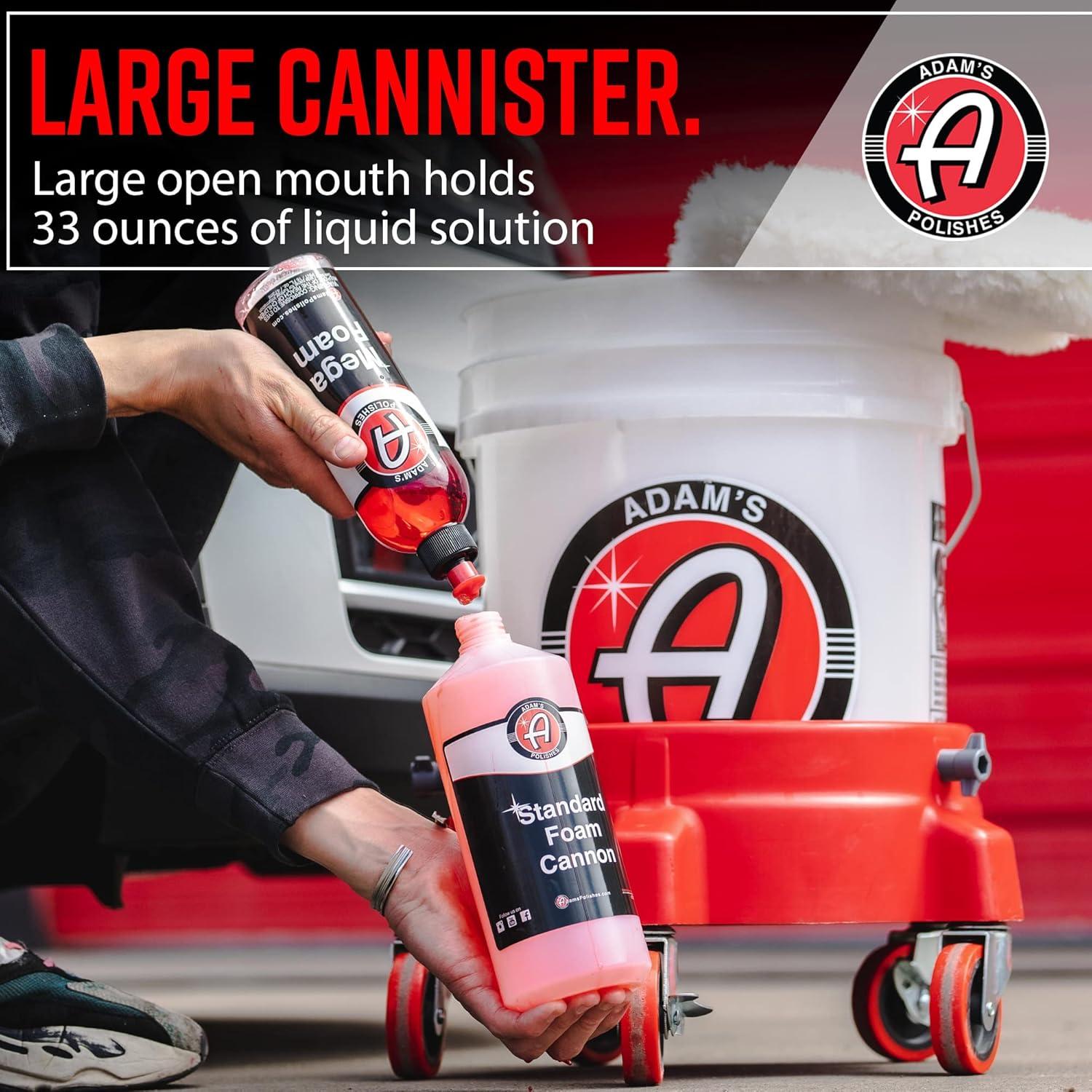 Cannon de Espuma Adam's Polishes 1L - Pulverizador para Lavado de Autos