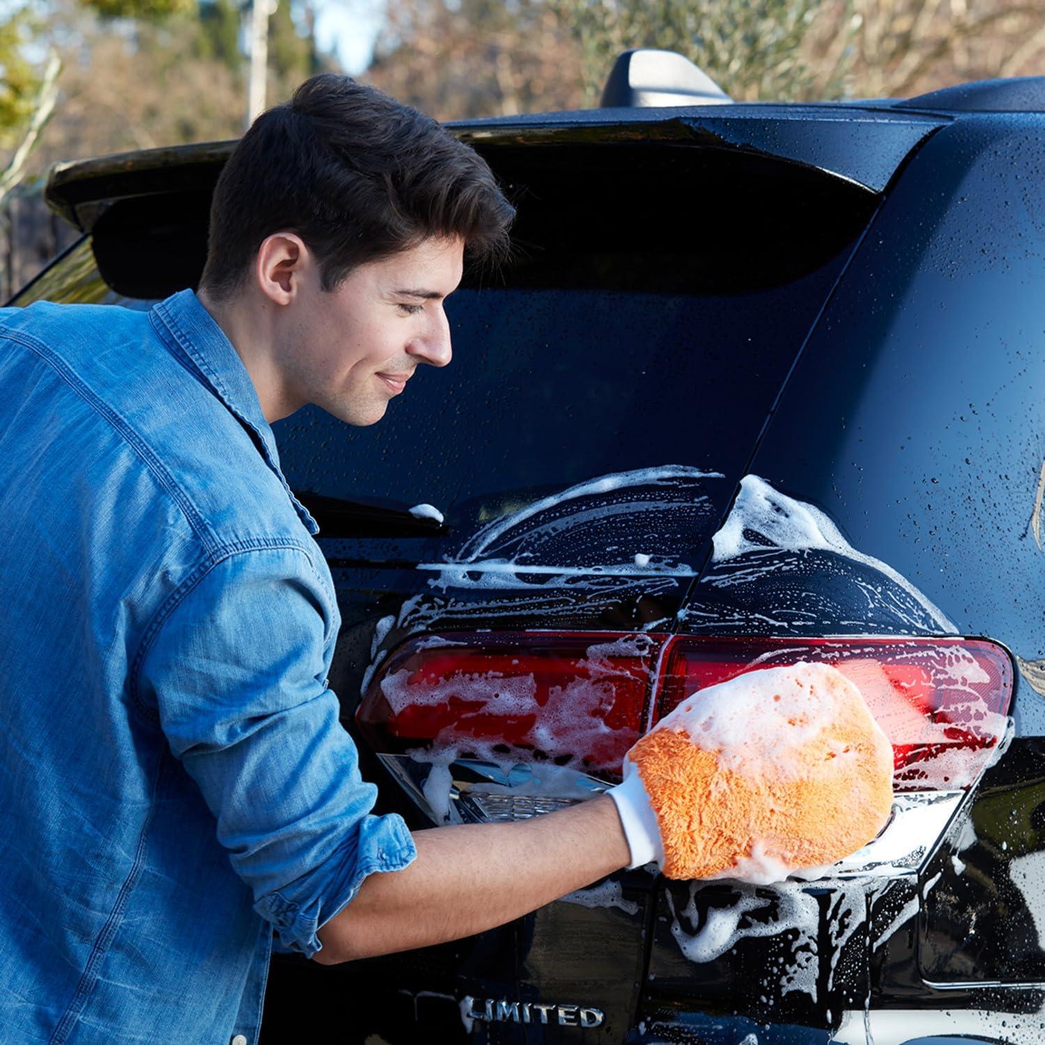 Mitón de Lavado de Microfibra Armor All - Suave y Absorbente