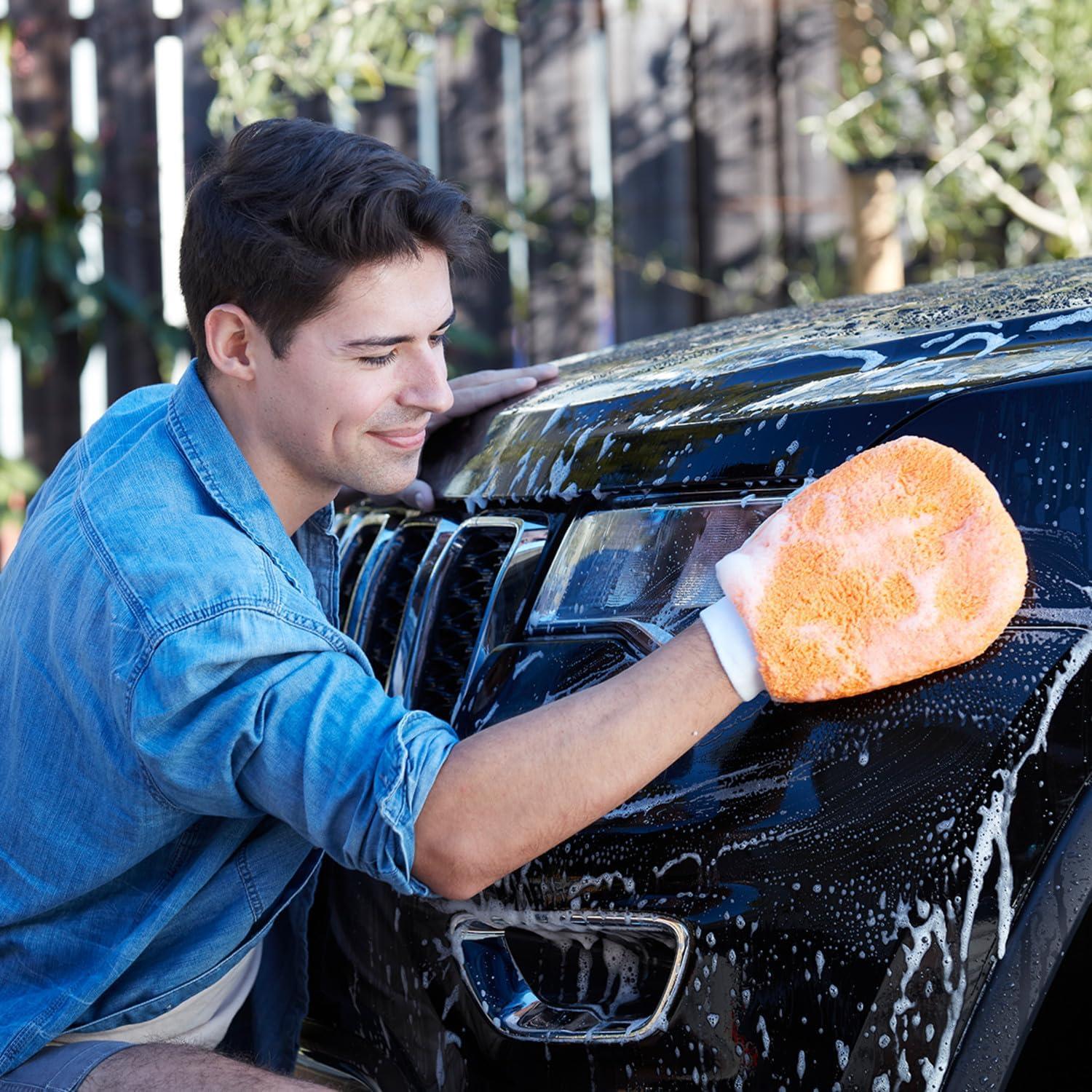 Mitón de Lavado de Microfibra Armor All - Suave y Absorbente