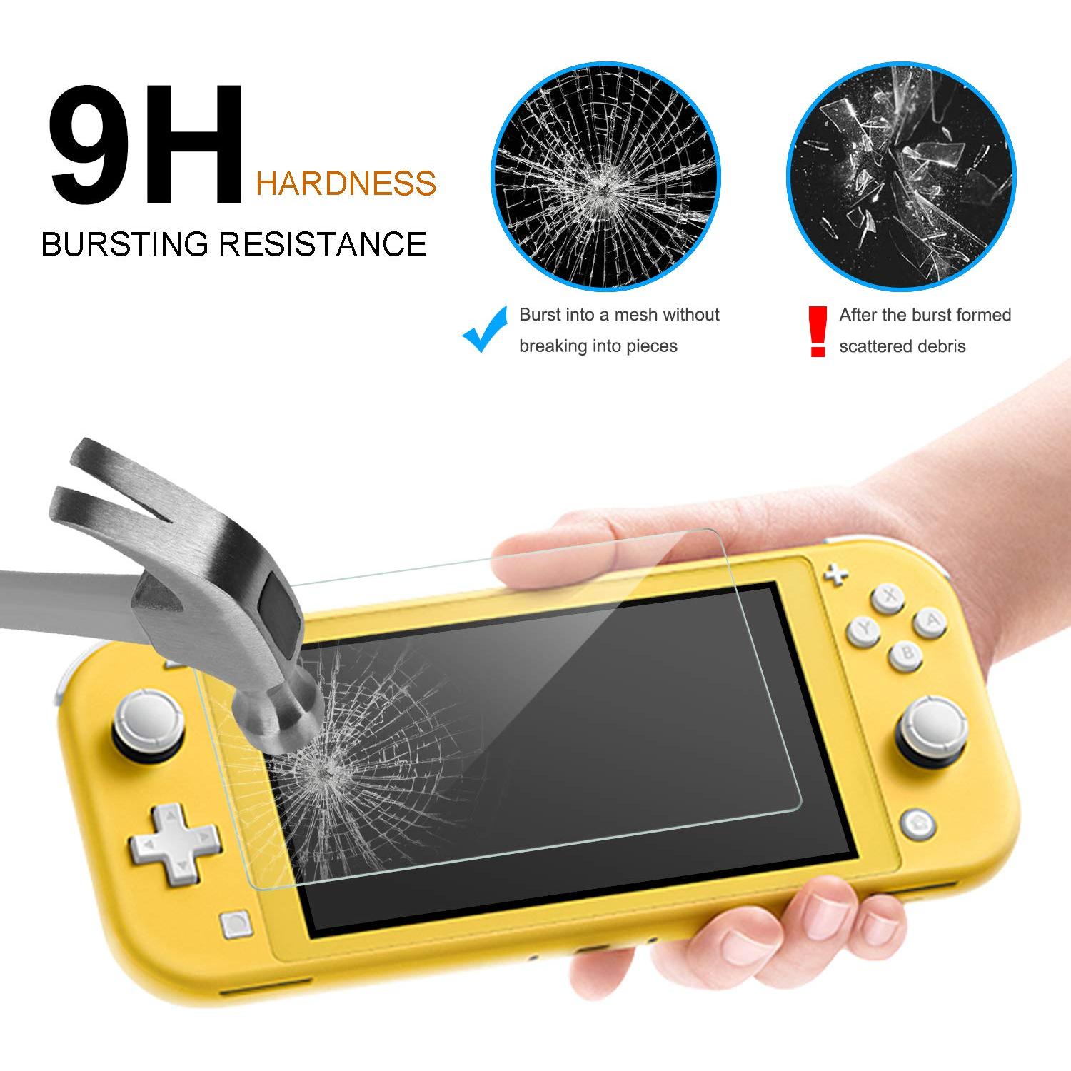 Kit Accesorios Nintendo Switch Lite YUANHOT Coral 4 en 1