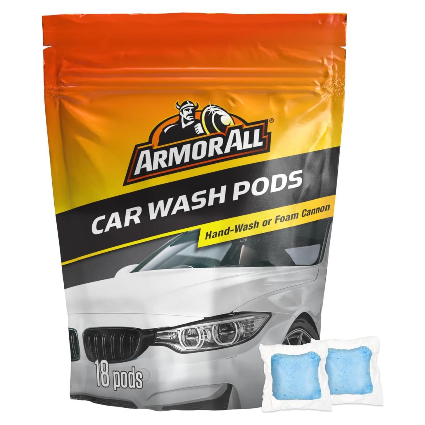 Pods de Lavado de Autos Armor All, 18 Unidades, Fórmula Concentrada