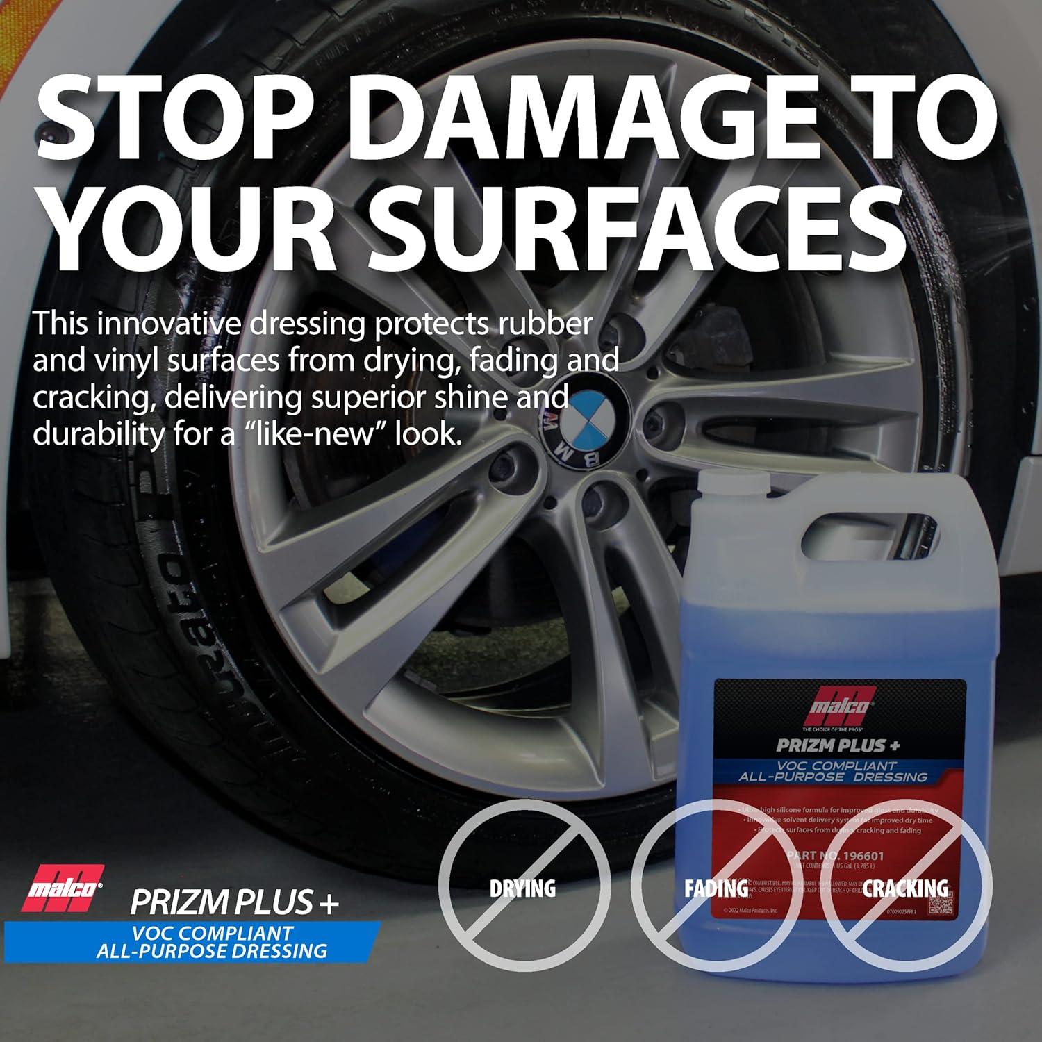 Malco Prizm Plus Dressing Multiusos 3.4kg - Brillo y Protección