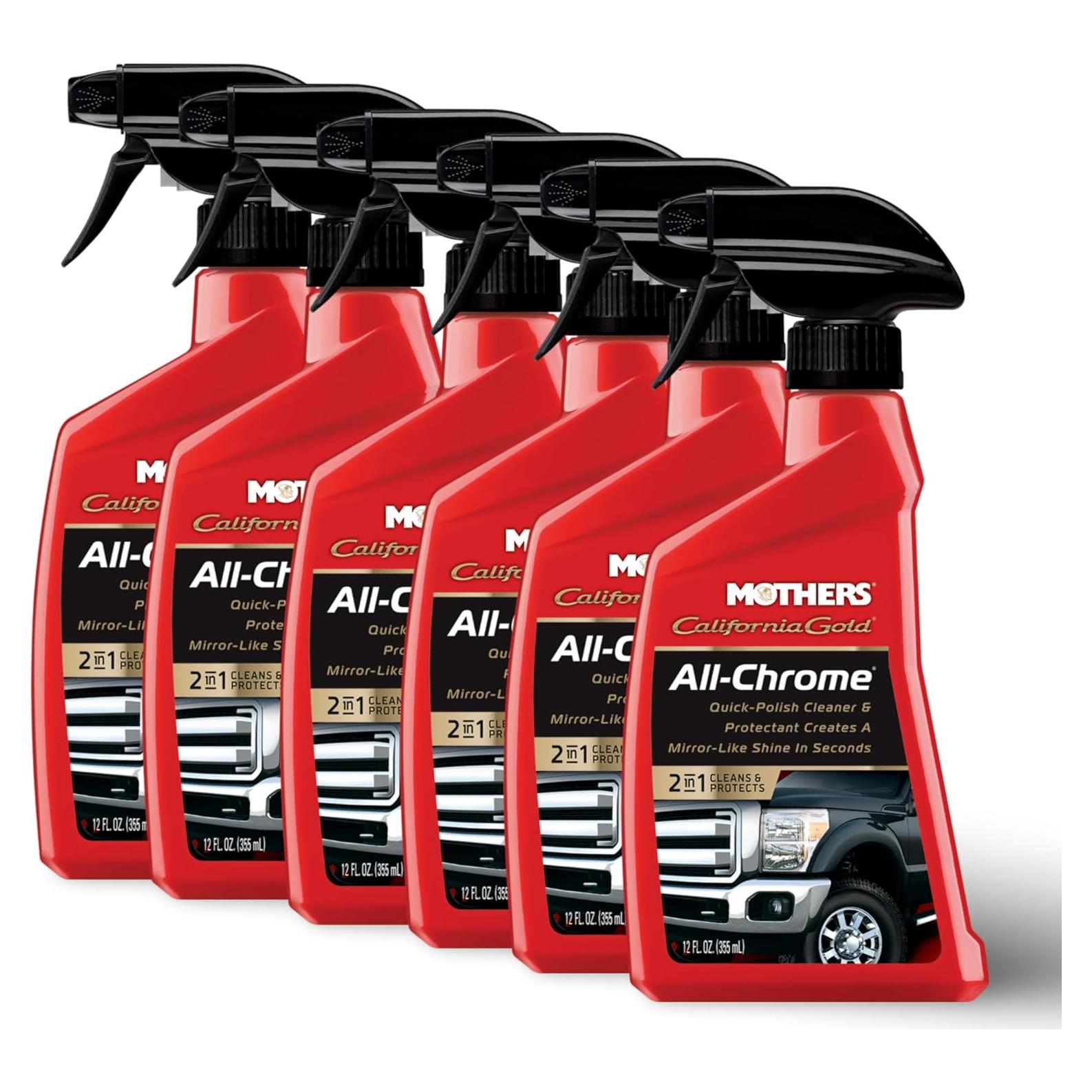 Pulidor en Spray Mothers California Gold Cromo 355 ml - Pack 6