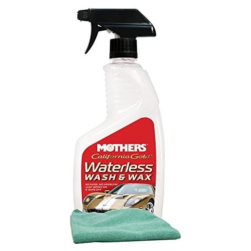 Lavado y Cera Sin Agua Mothers 05644 + Paño Microfibra 24 oz