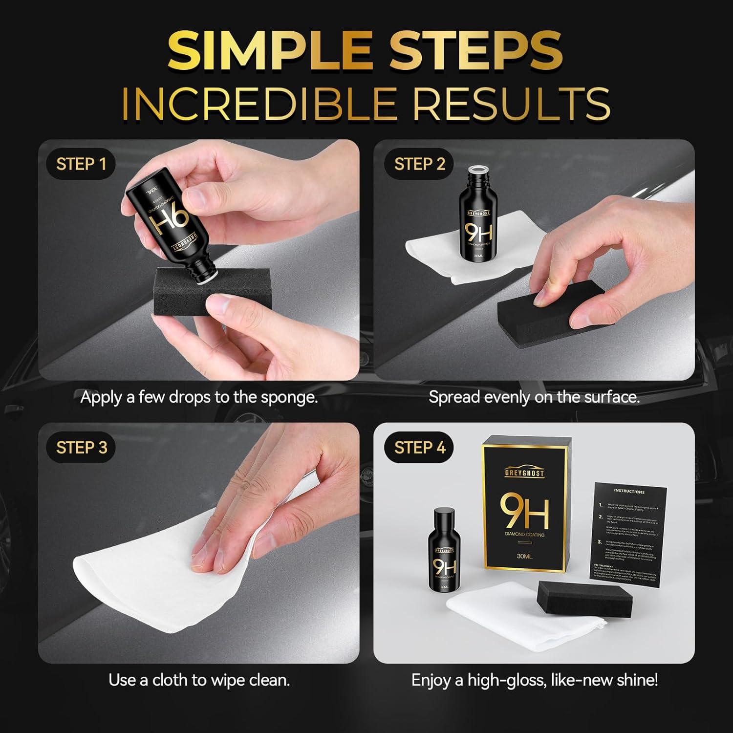 Kit de Recubrimiento Cerámico 9H Mr Fix - Protección Automóvil