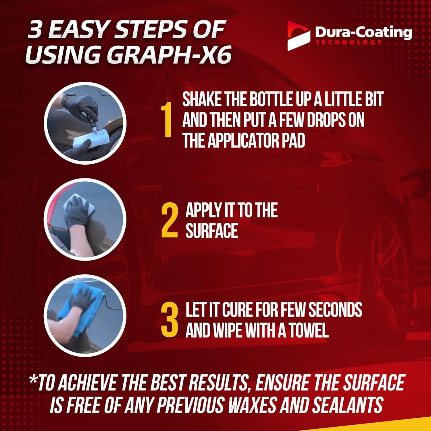 Recubrimiento Nano Cerámico Graph-X6 60ml Dura-Coating