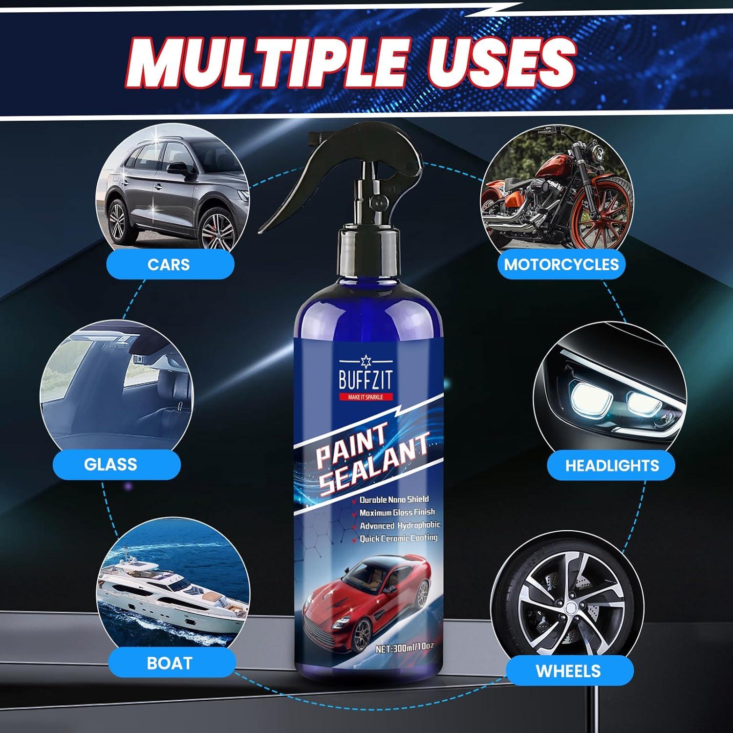 Sellador Cerámico Spray BUFFZIT 300ml Hidrofóbico Brillo Alto