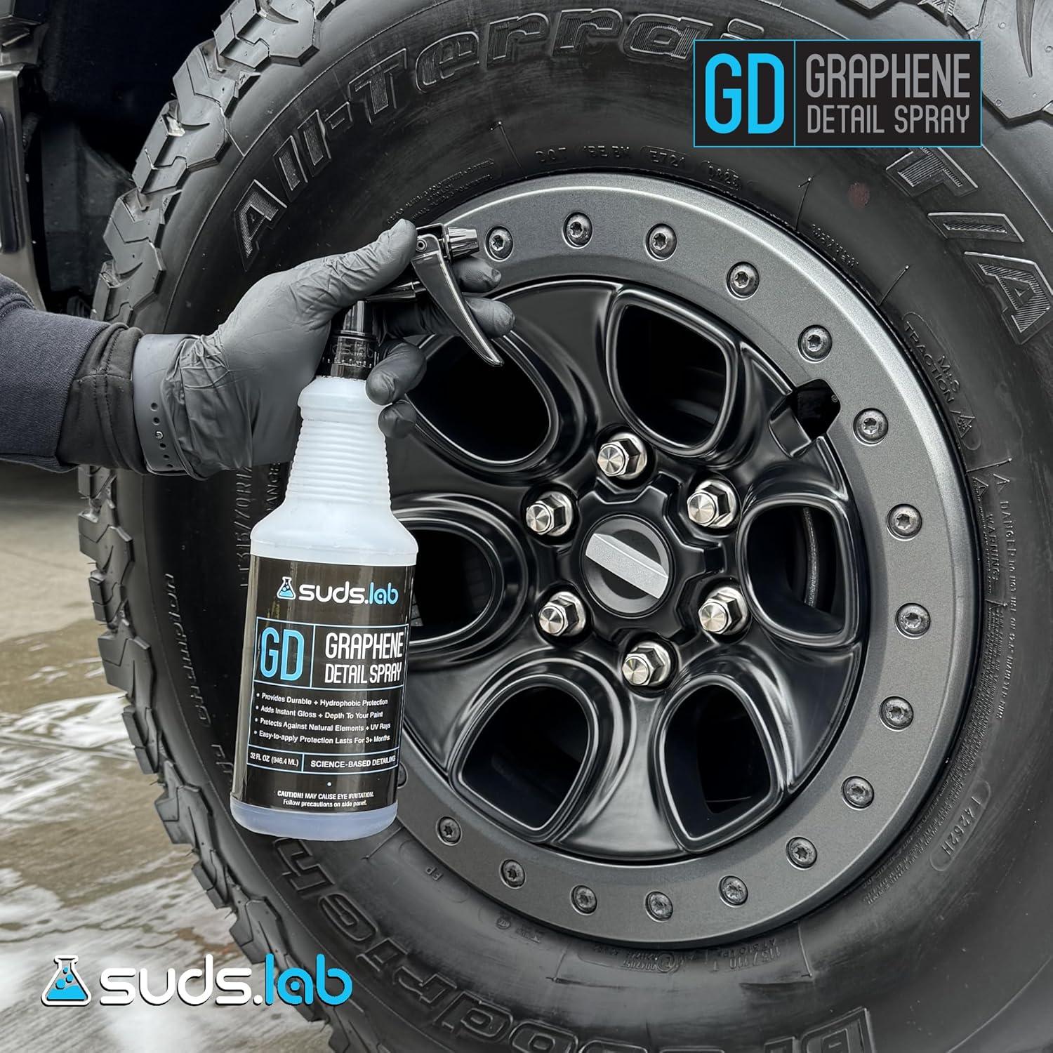 Suds Lab Spray Detallante de Grafeno 0.95L - Brillo Alto UV