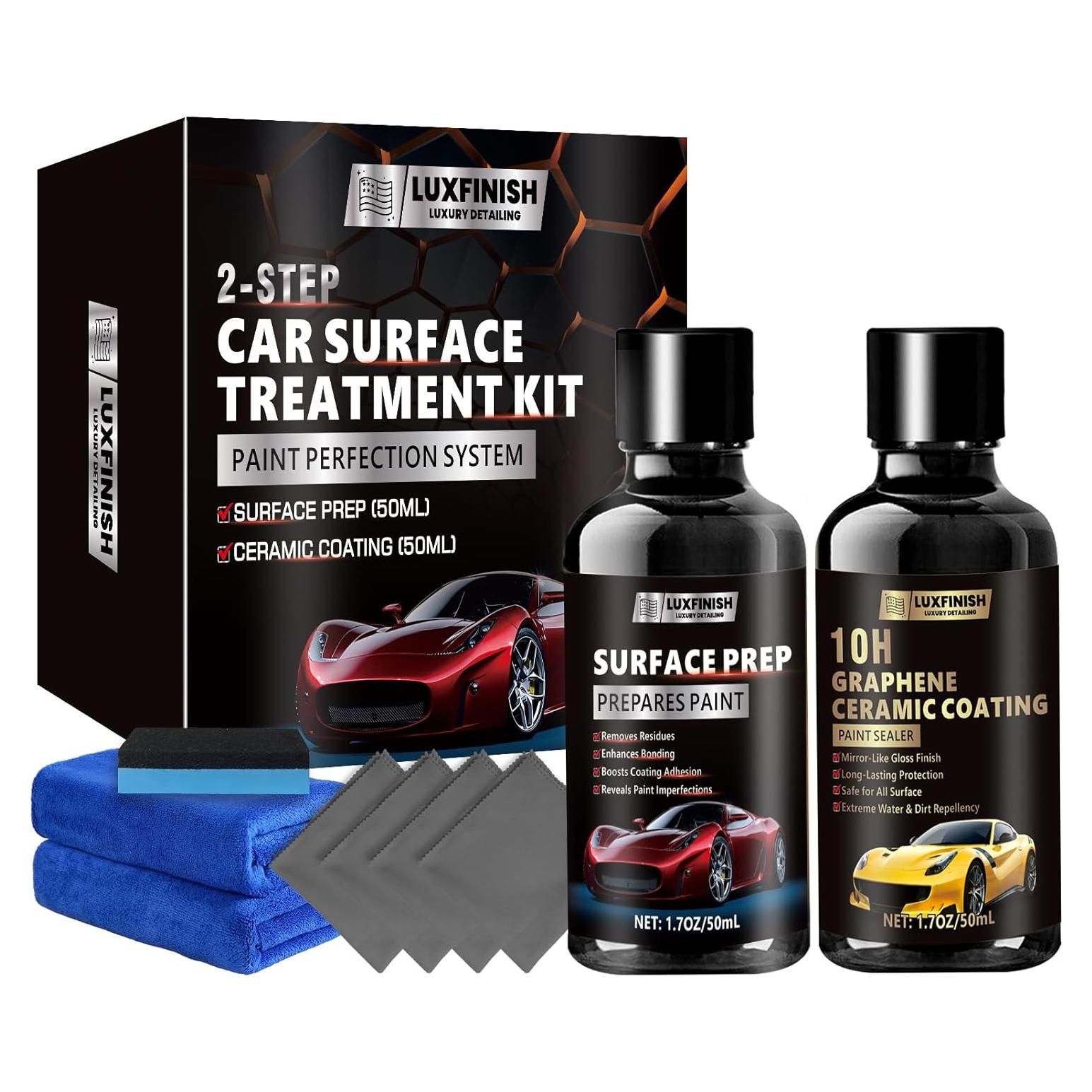 Kit de Recubrimiento Cerámico LUXFINISH 10H 2 en 1 para Coche