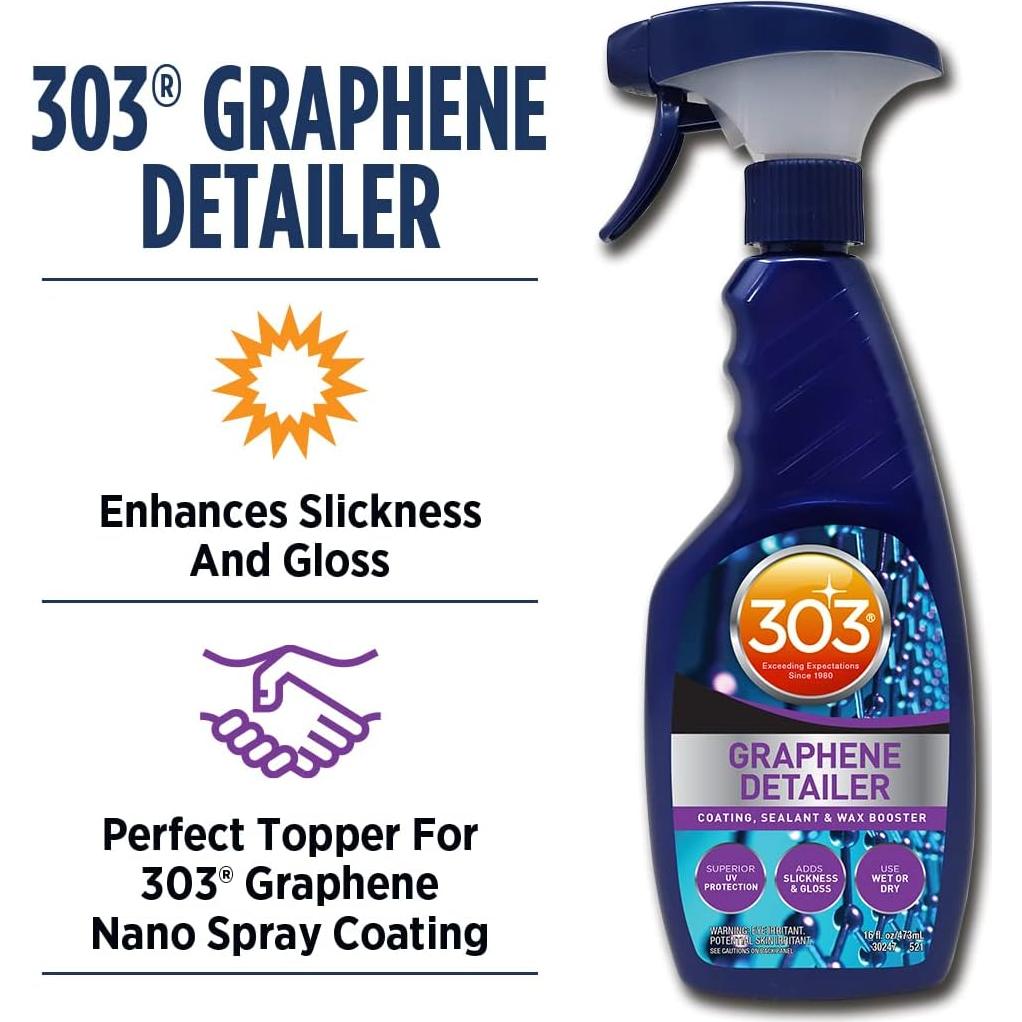 Kit de Detallado de Automóviles 303 - Grafeno Nano y Microfibra