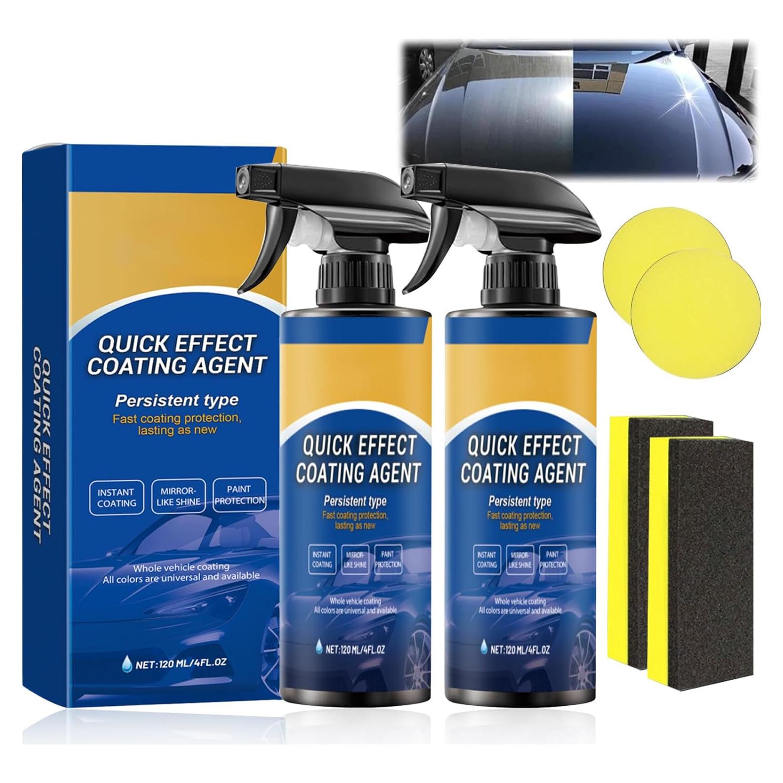 Spray de Cera Cerámica Rápido Genérico 30 ml - 2 Piezas