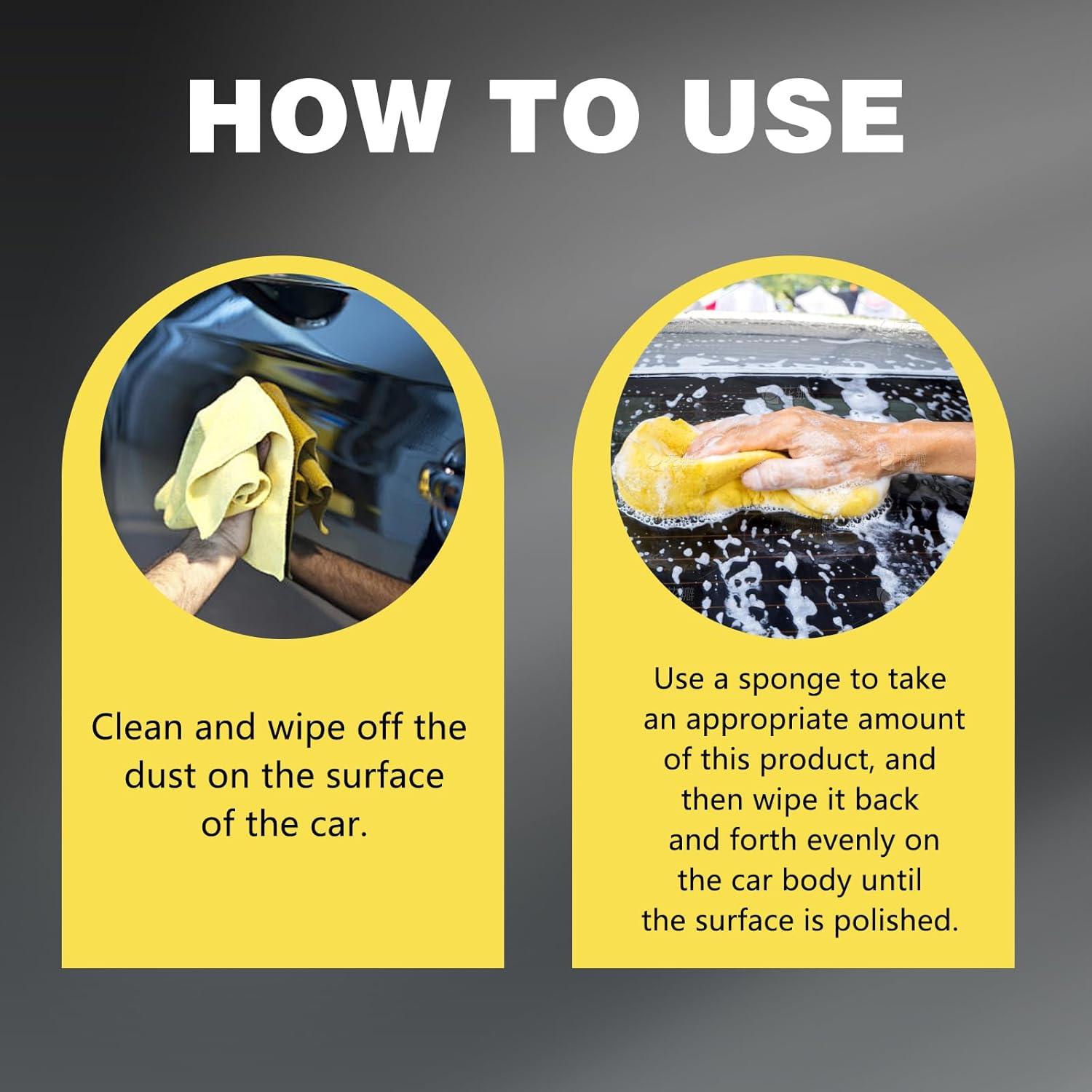 Crema de Cera Cerámica Titanio Cuidado Auto 100g 2 PCS