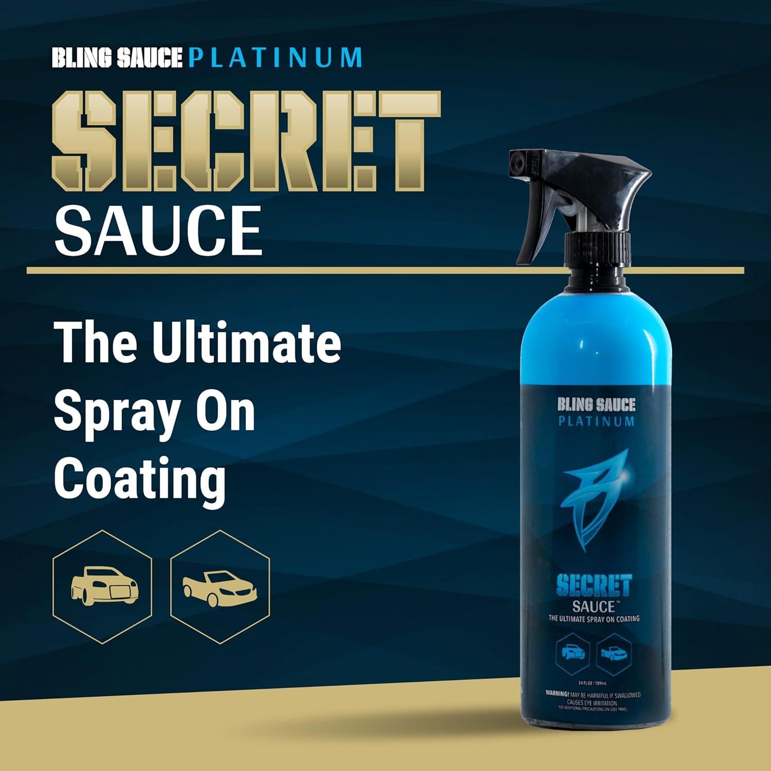 Bling Sauce Platinum - Salsa Secreta Cerámica 0.71L para Autos