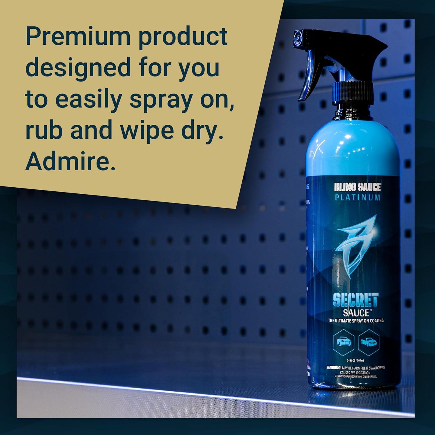 Bling Sauce Platinum - Salsa Secreta Cerámica 0.71L para Autos