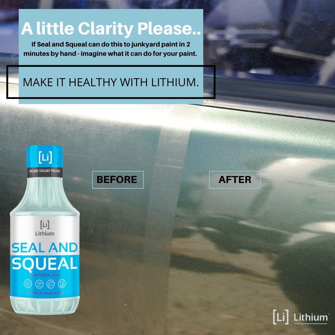 Restaurador de Pintura de Coche Lithium Seal and Squeal 453g