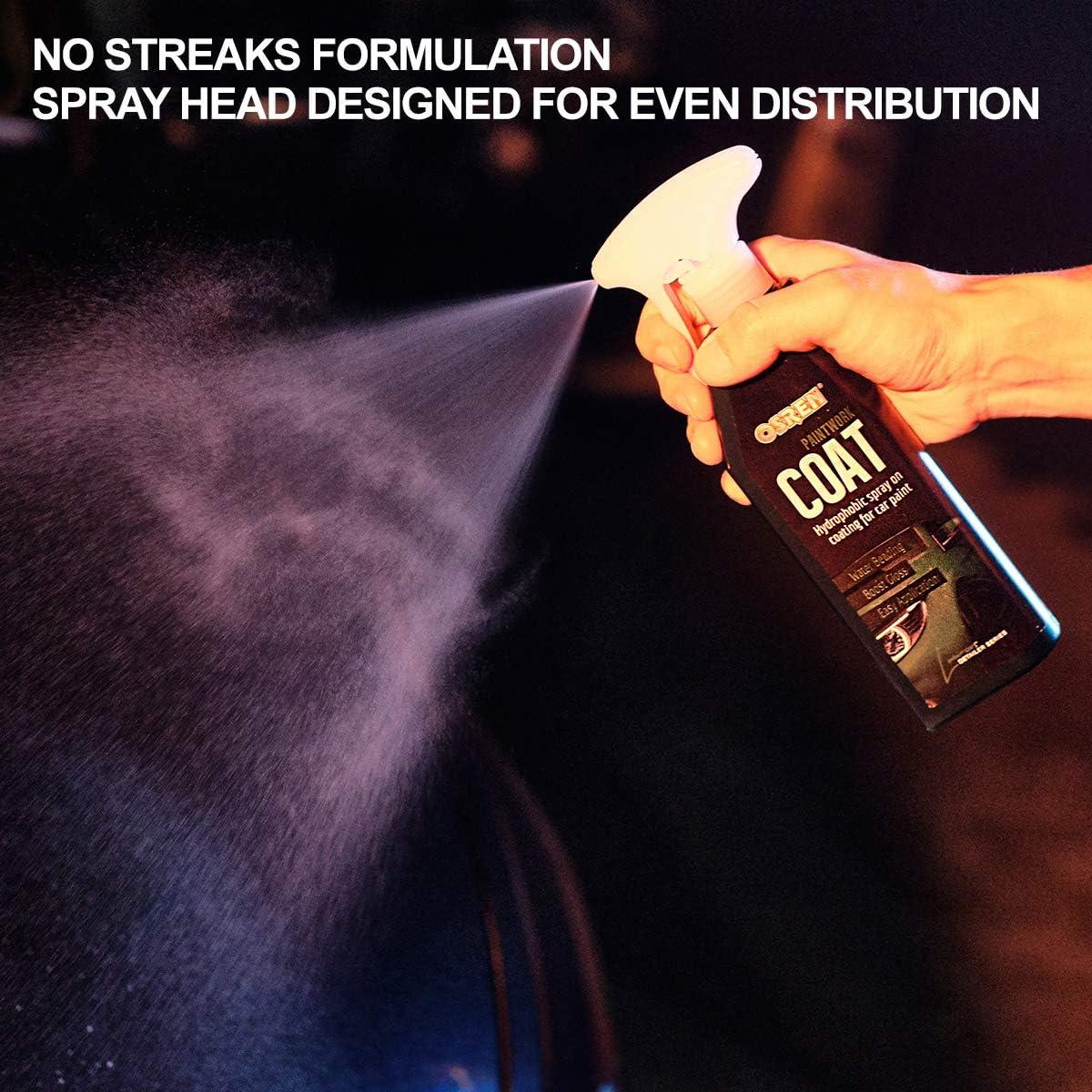 Recubrimiento Cerámico Spray OSREN 283.5g Hidrofóbico Brillante