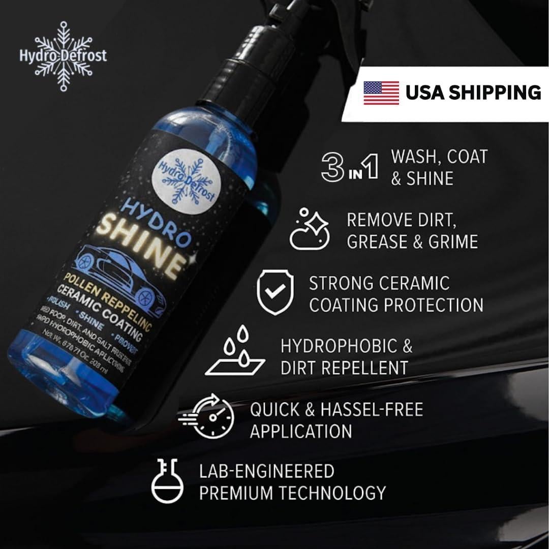 Kit de Spray Nano-Cerámico HydroShine EZ - 3 Botellas 500ml