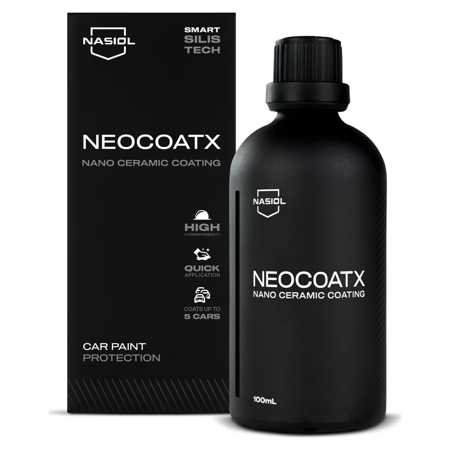 Recubrimiento Cerámico Nano Nasiol NeoCoatX 100 ml para Autos