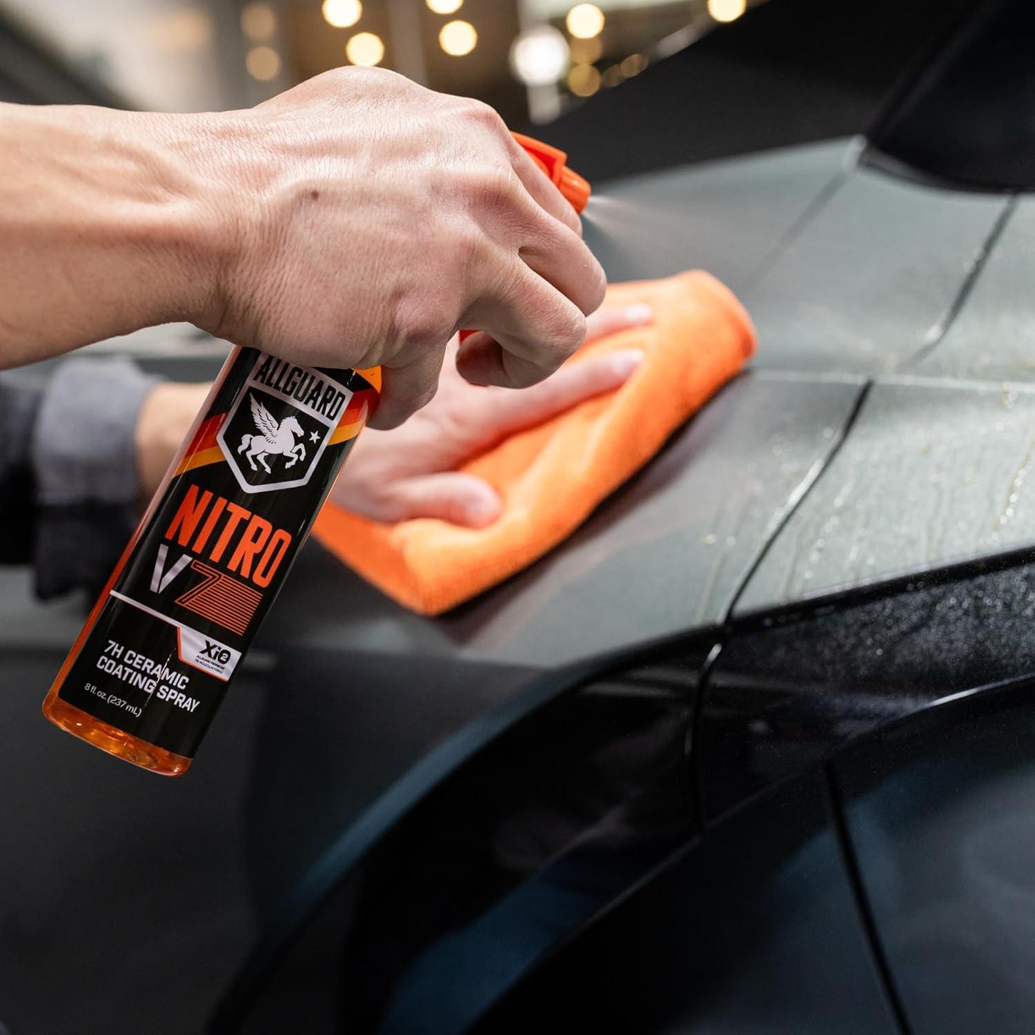 NITRO V7 Spray Cerámico 7H AllGuard 237ml Brillo Hidrofóbico