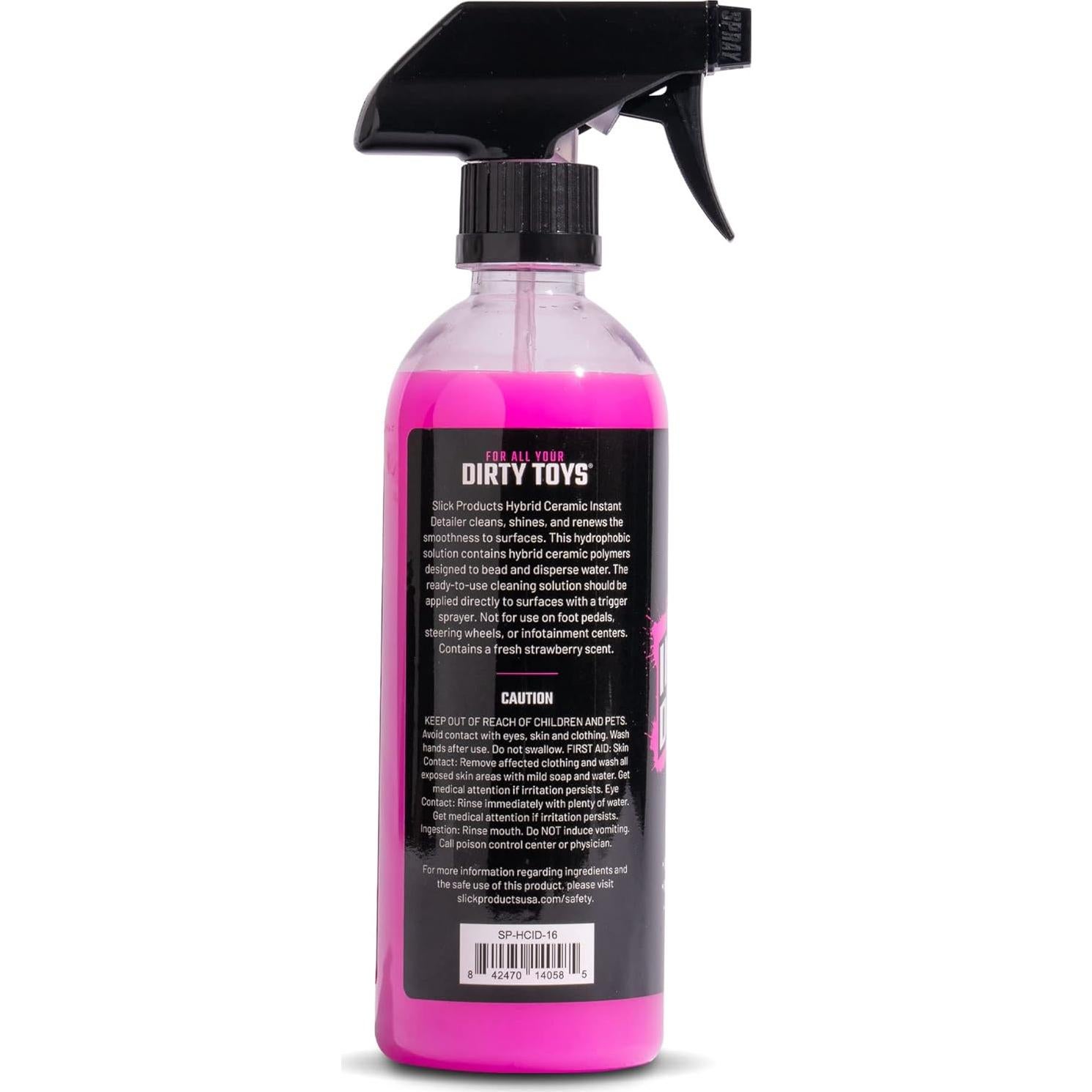 Slick Products Detallador Cerámico Hidrofóbico 16 oz - Limpia y Brilla