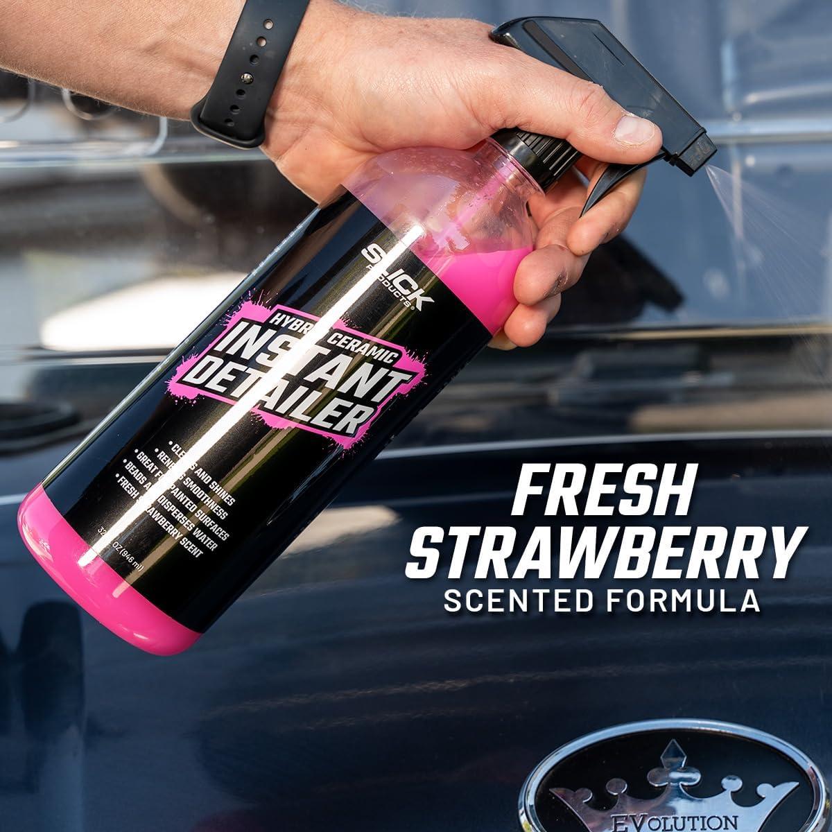 Slick Products Detallador Cerámico Hidrofóbico 16 oz - Limpia y Brilla