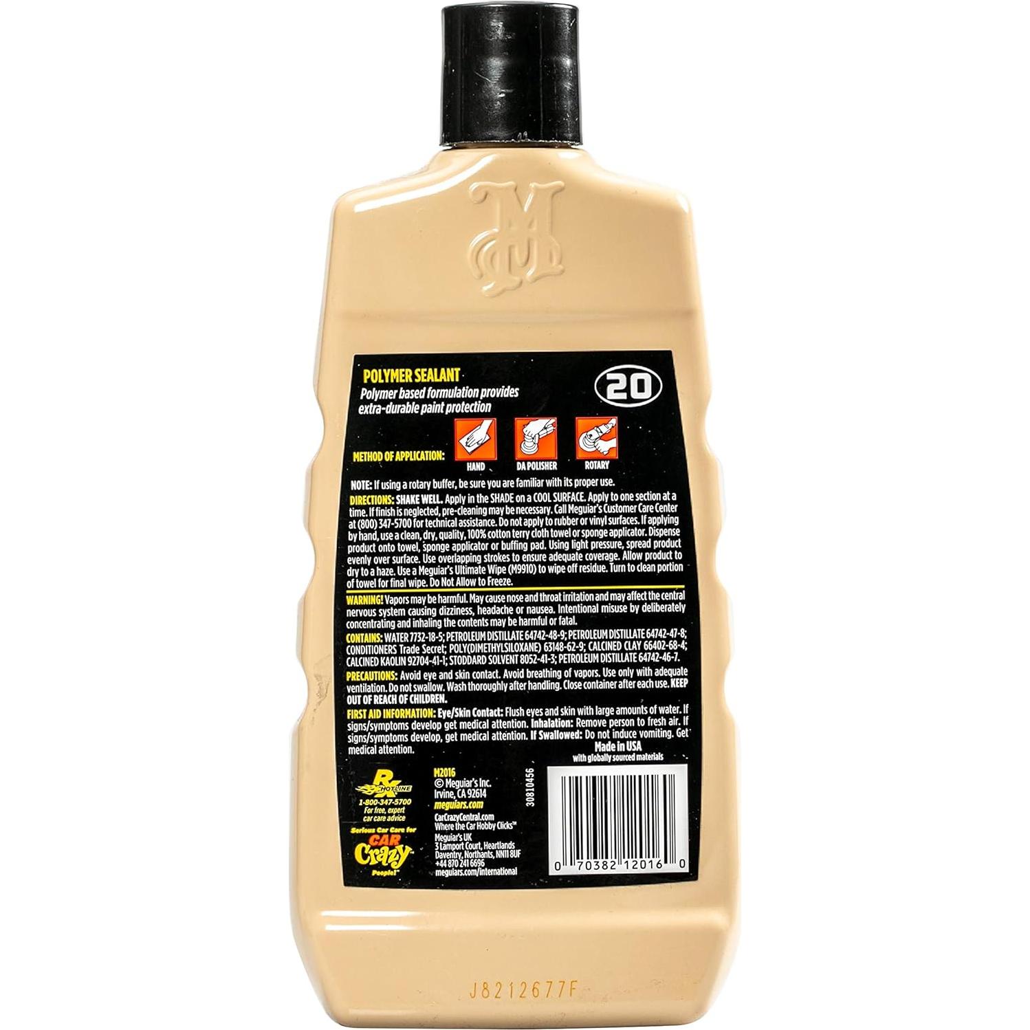 Sellador de Polímero Meguiar's M2016 - 0.47 L Alto Brillo