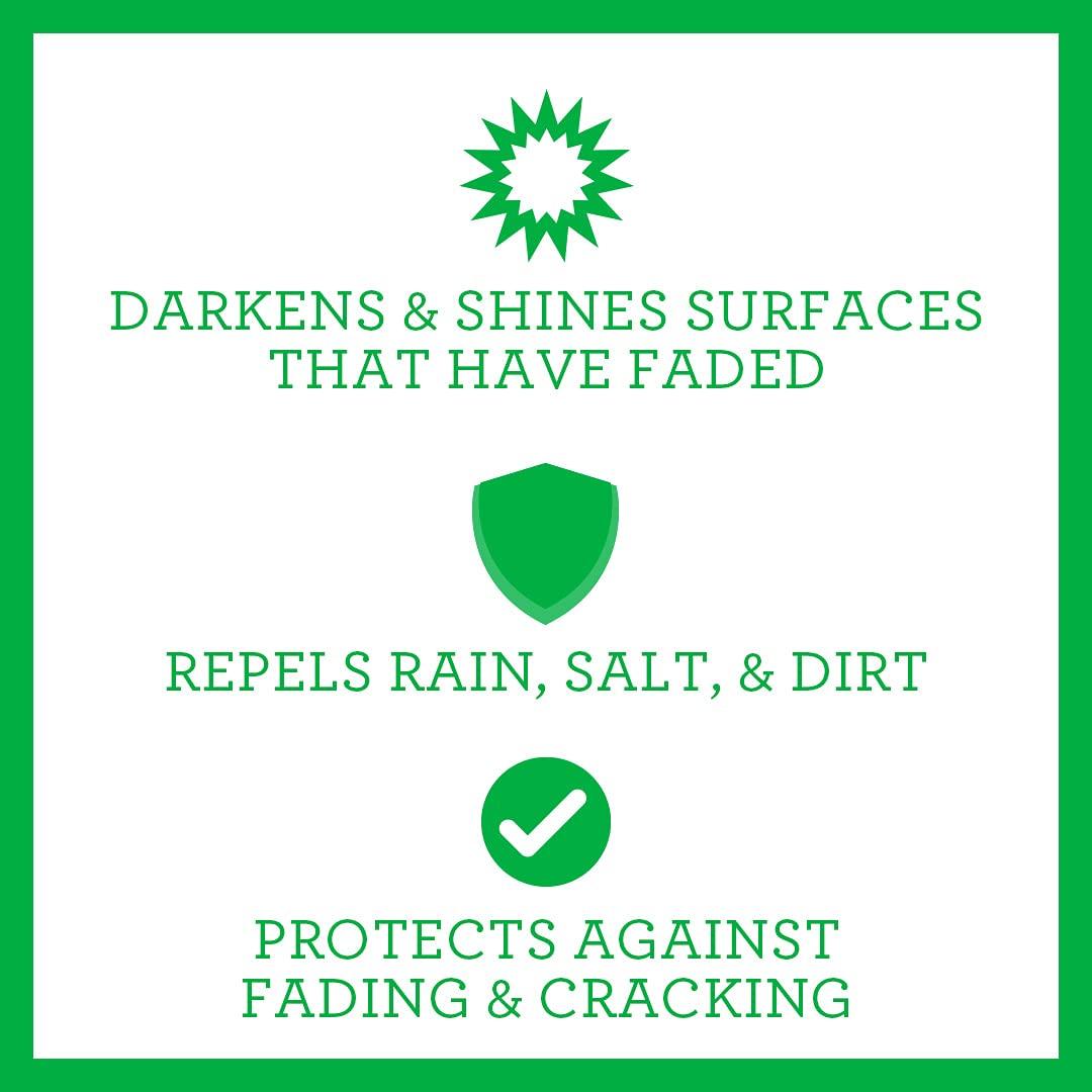 Restaurador de Plástico y Molduras TriNova 236.6 ml - Protección y Brillo