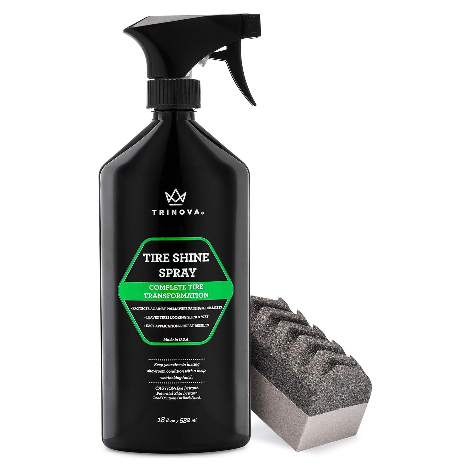Spray Brillo para Neumáticos TriNova 532 ml - Acabado Resbaladizo