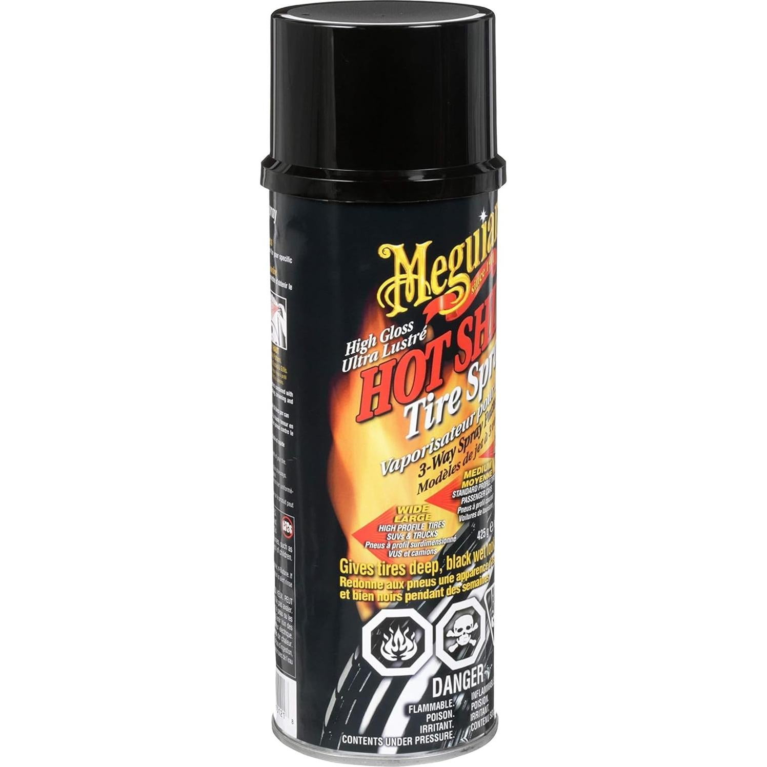 Recubrimiento para llantas Meguiar's Hot Shine 425g - Paquete de 5