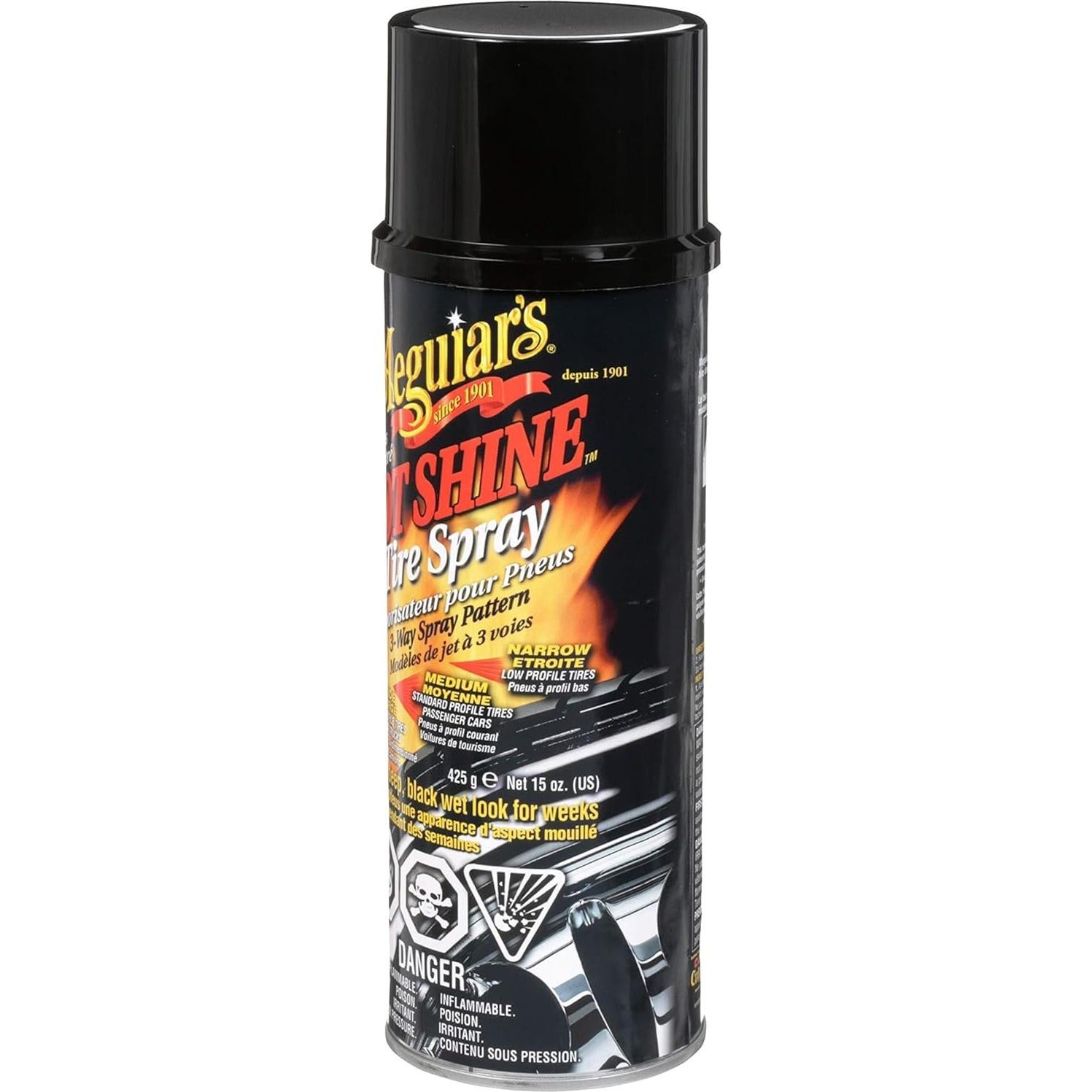 Recubrimiento para llantas Meguiar's Hot Shine 425g - Paquete de 5