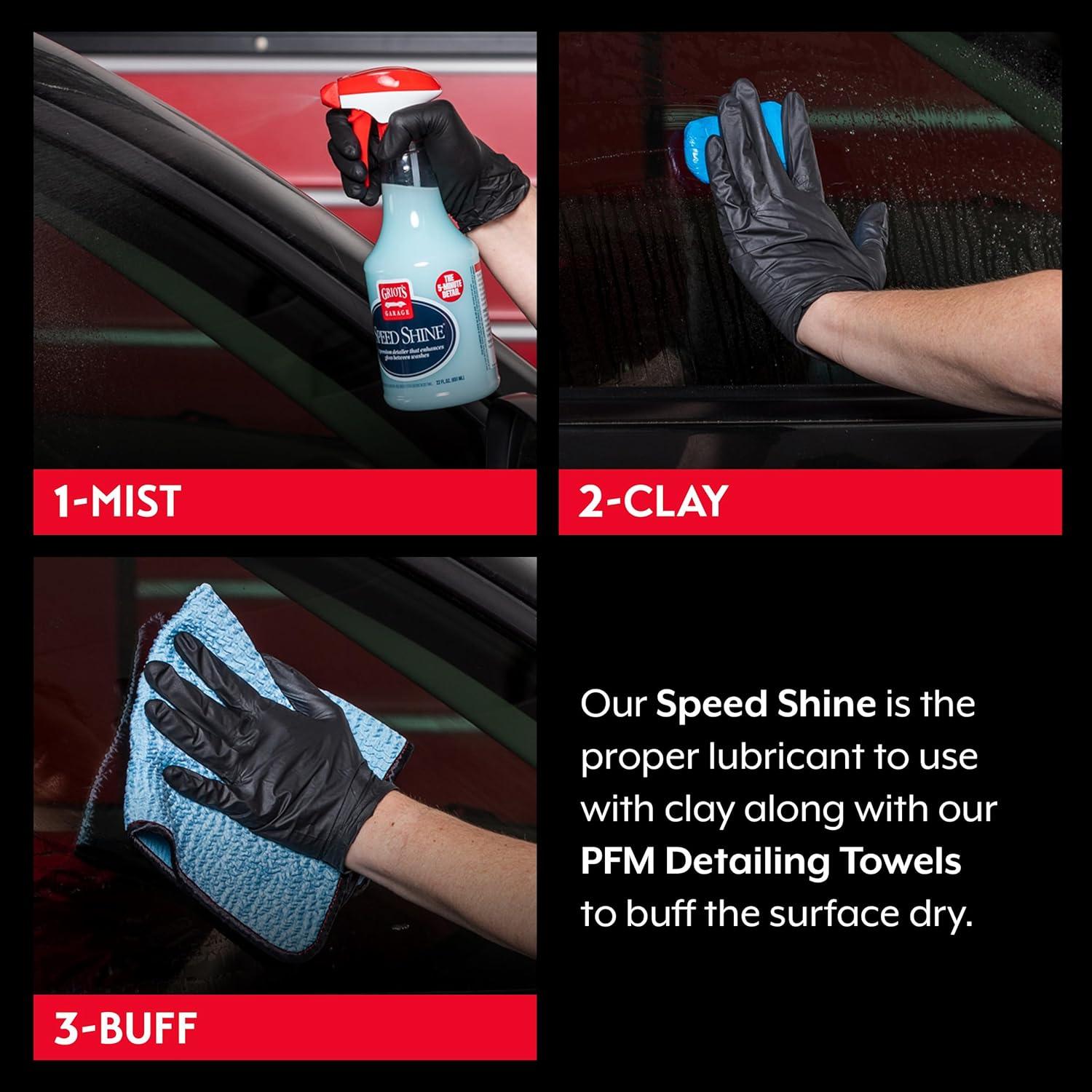 Arcilla Limpiadora de Vidrios Griot's Garage 99.22g - Efectiva para Automóviles