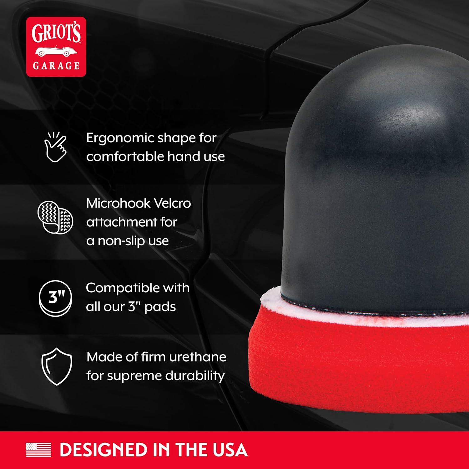 Mango de Palma Griot's Garage 3" para Detallado de Autos