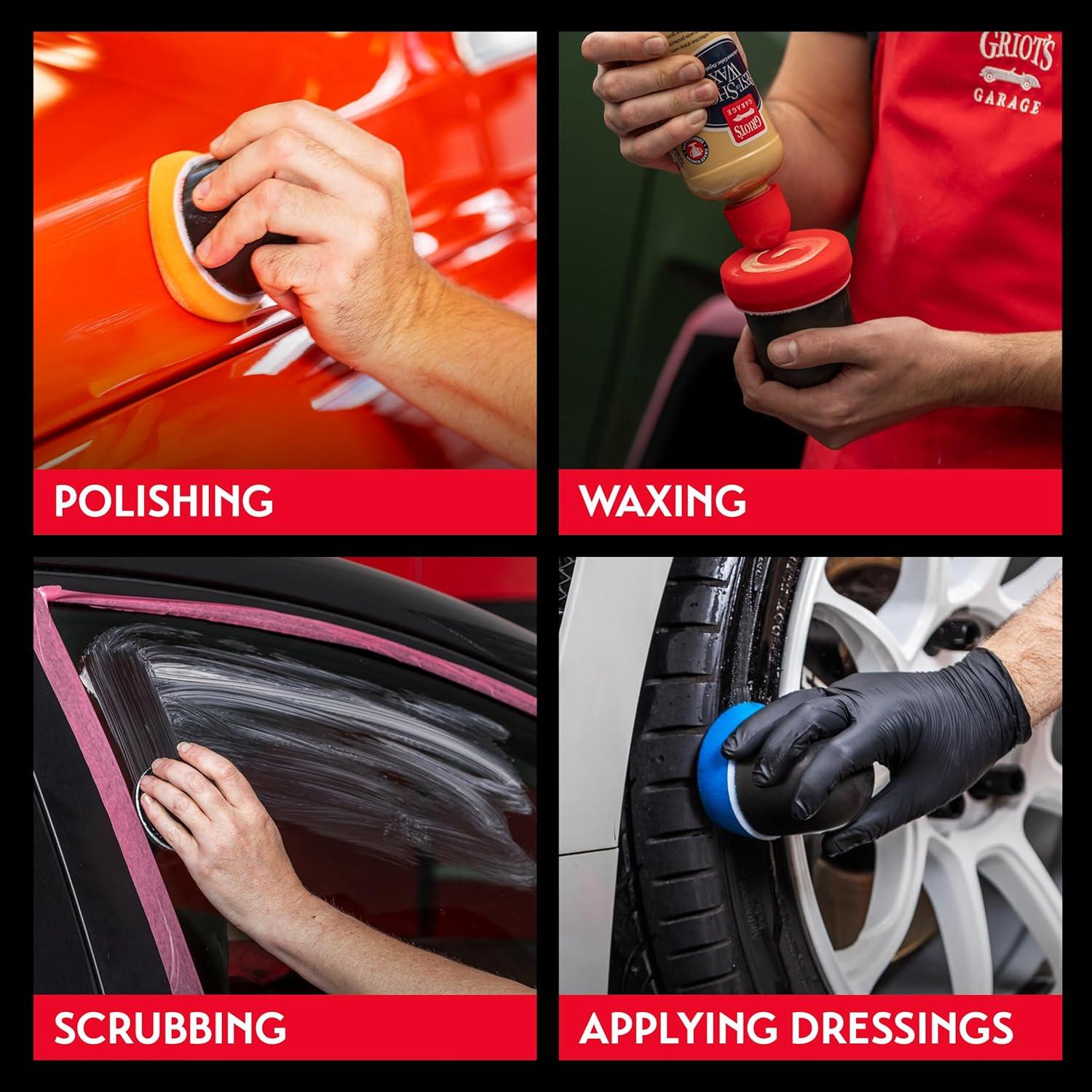 Mango de Palma Griot's Garage 3" para Detallado de Autos