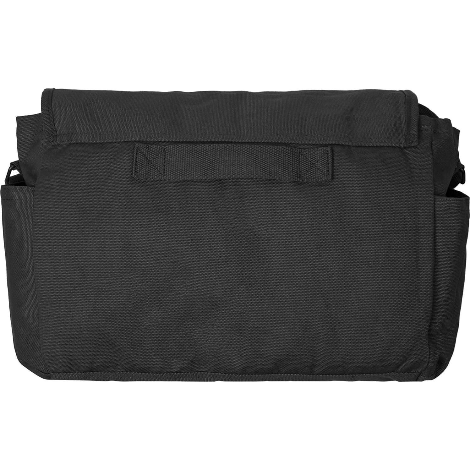 Bolsa Mensajera Vintage Sweetbriar - Lona Algodón Negra