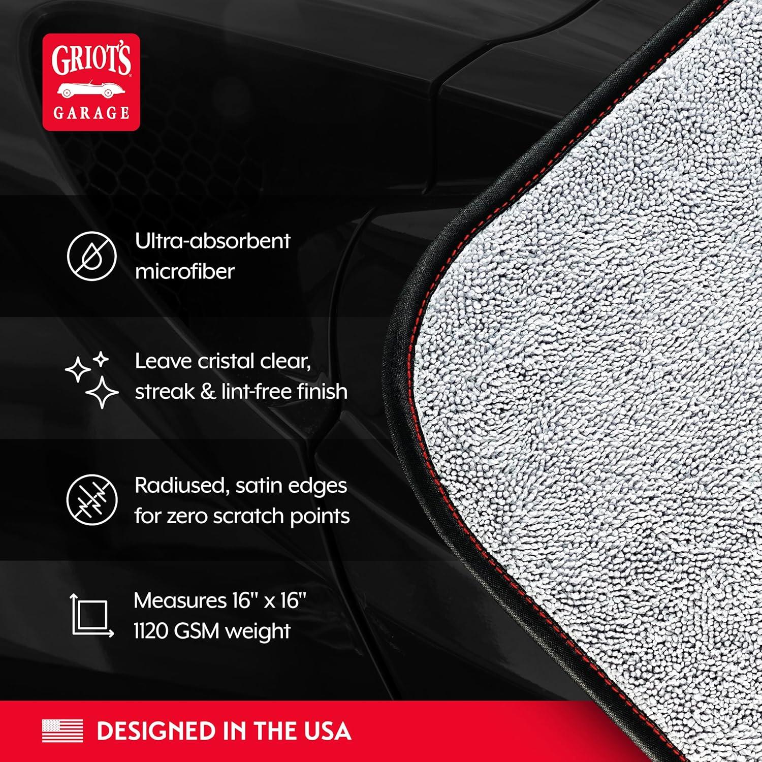 Toalla de Microfibra Griot's Garage PFM Terry Weave Set de 2