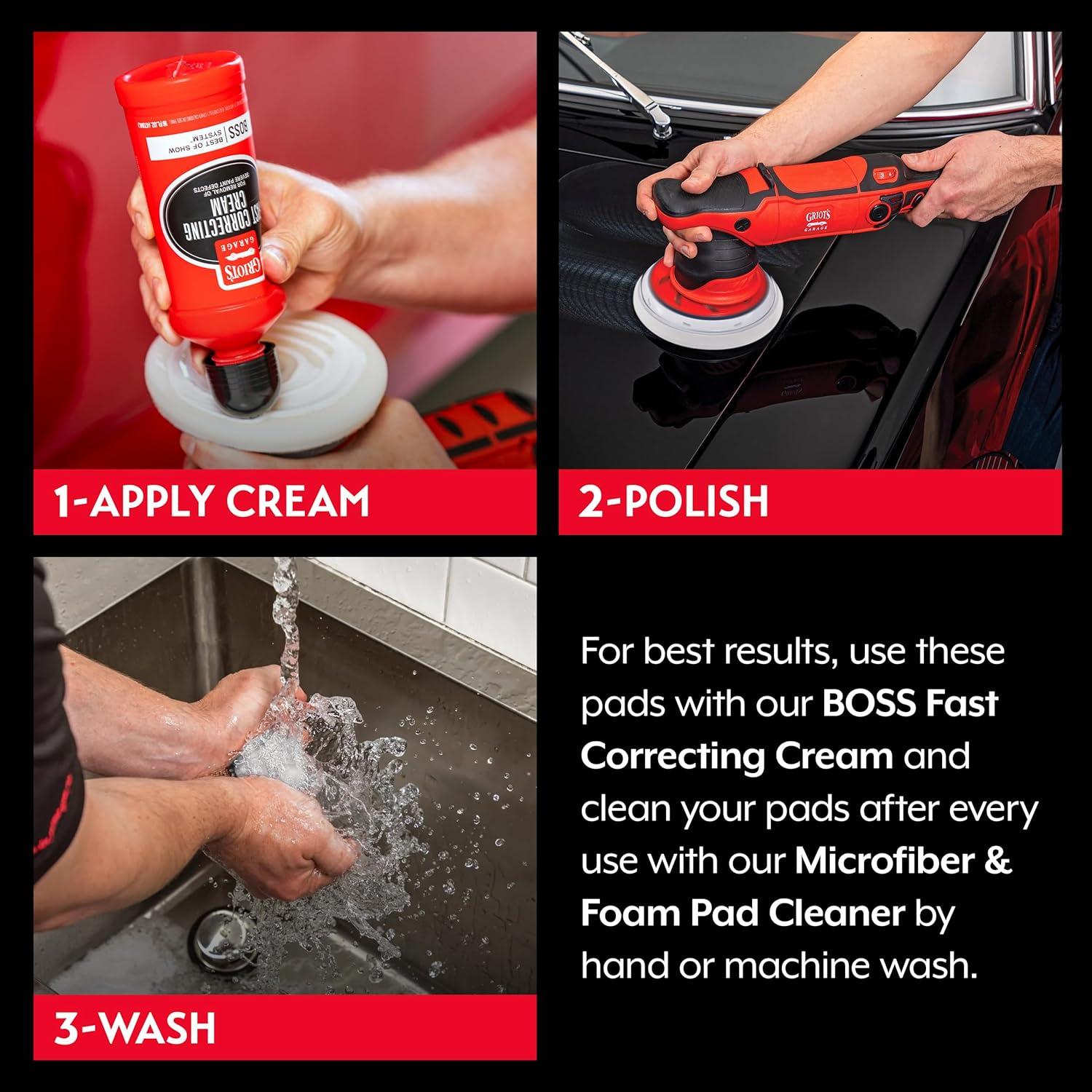 Almohadillas de Pulido Griot's Garage BOSS 6.5" Juego de 2